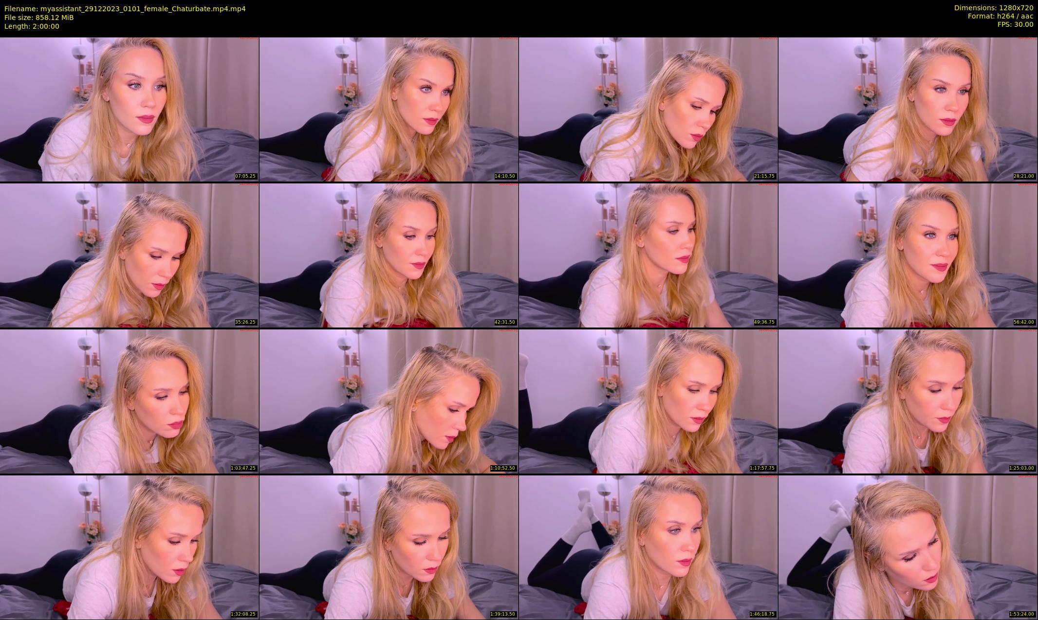 myassistant — 120 minute Chaturbate female cam show recording, 720p, Dec 29, 2023
