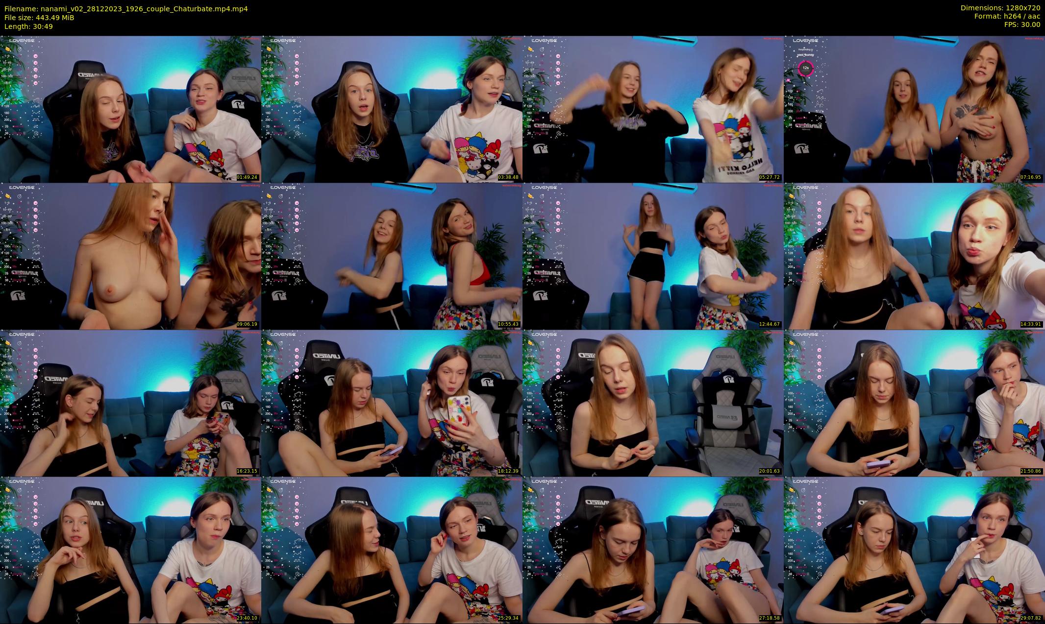 nanami_v02 — 31 minute Chaturbate couple cam show recording, 720p, Dec 28, 2023