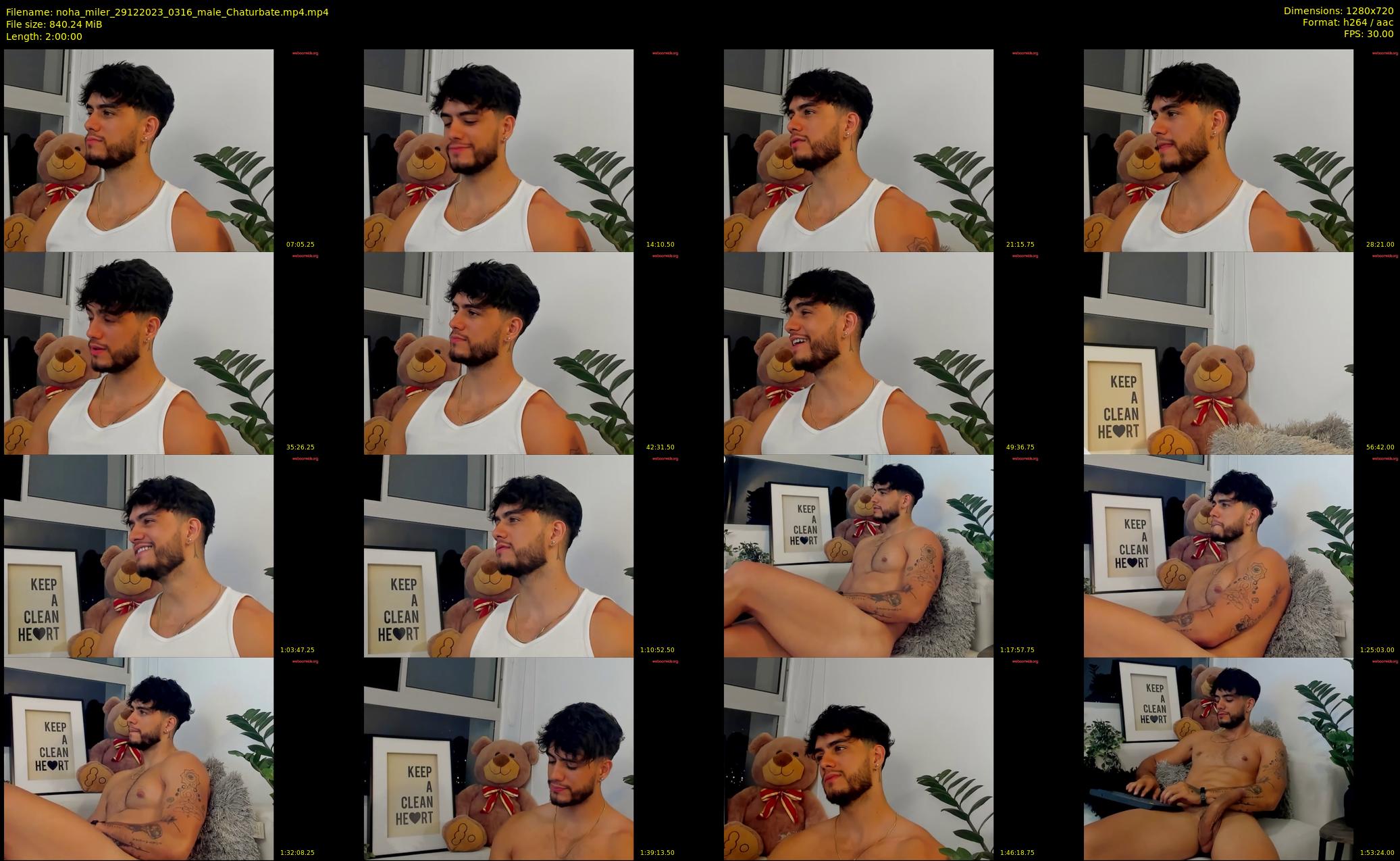 noha_miler — 120 minute Chaturbate male cam show recording, 720p, Dec 29, 2023