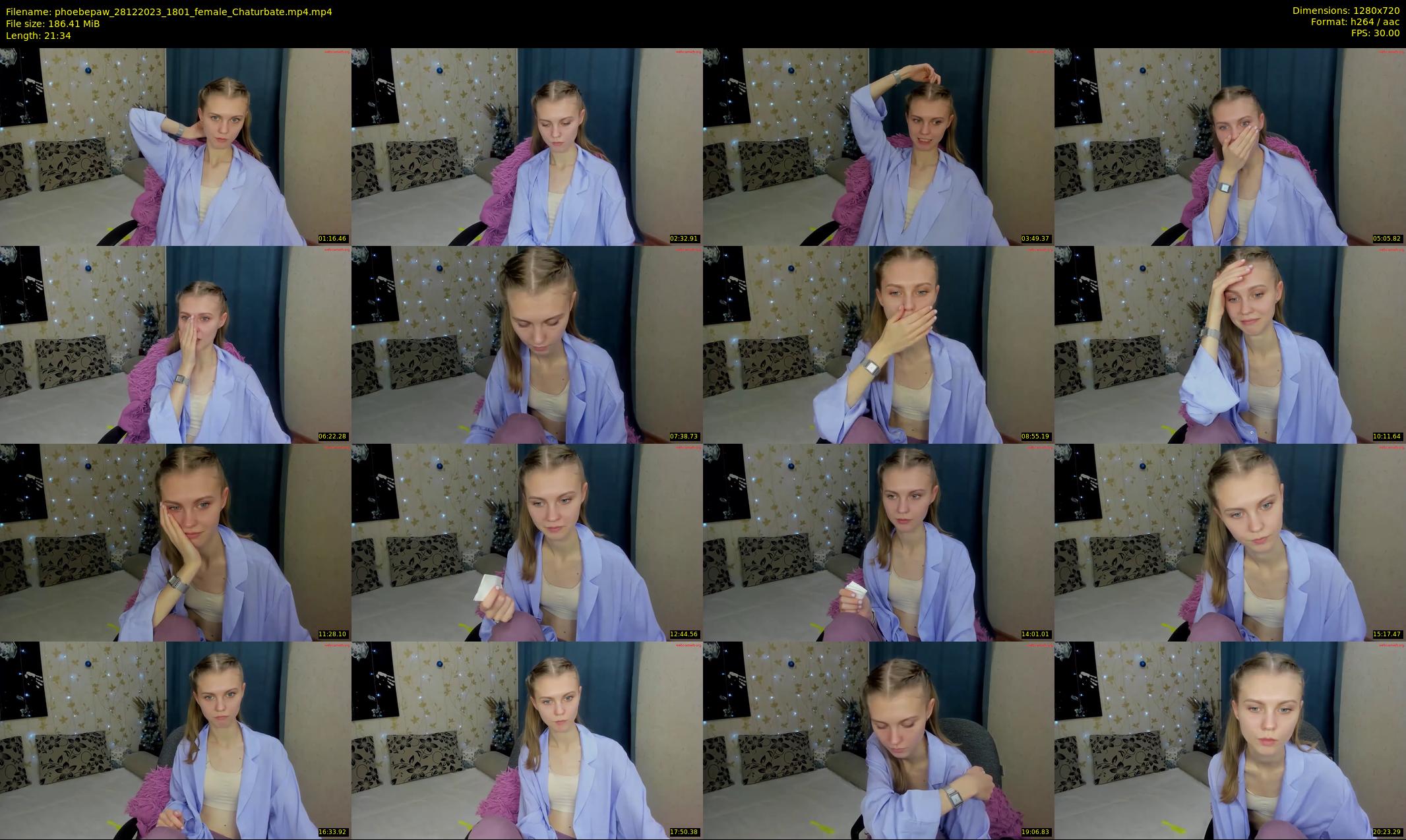 phoebepaw — 22 minute Chaturbate female cam show recording, 720p, Dec 28, 2023