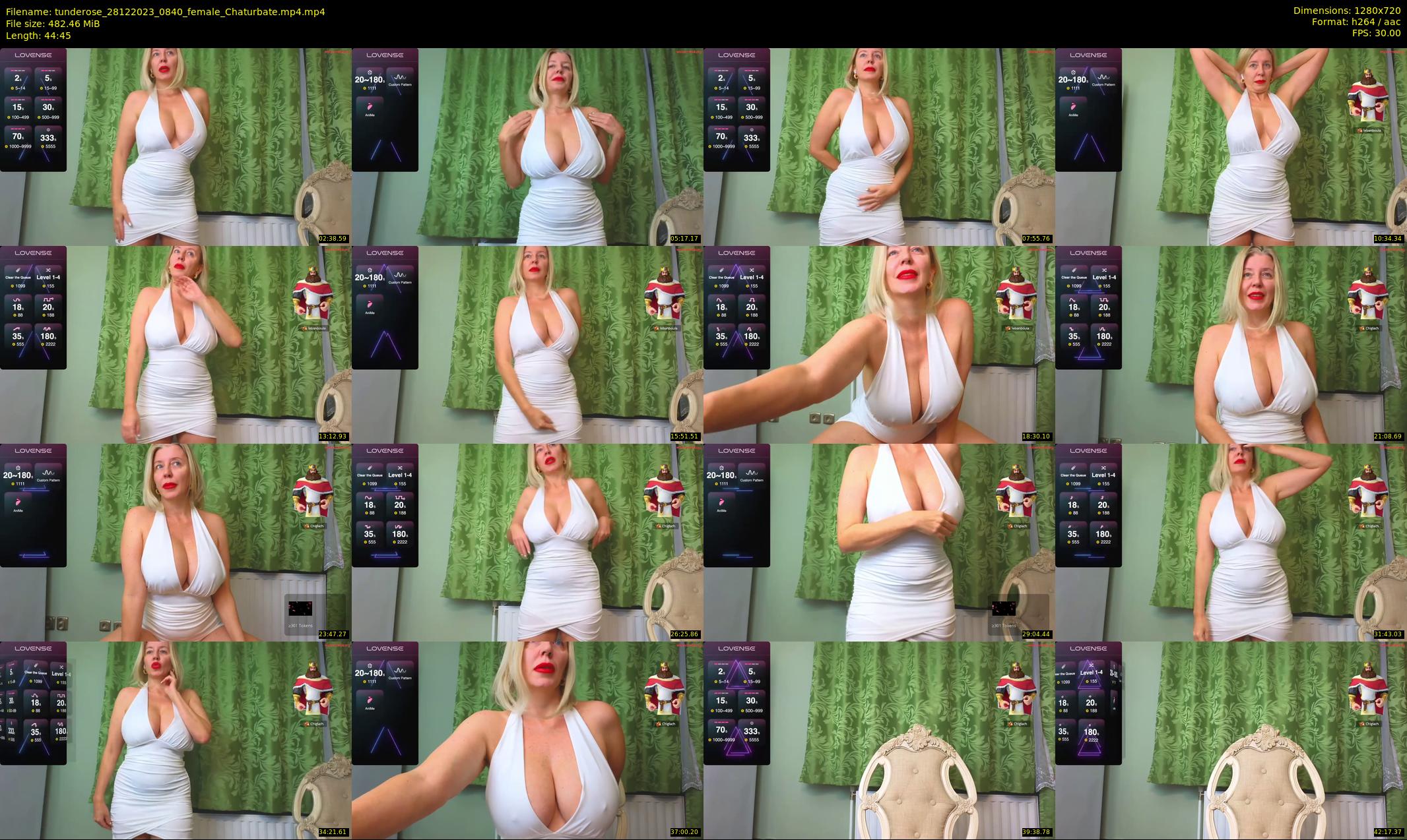 tunderose — 45 minute Chaturbate female cam show recording, 720p, Dec 28, 2023