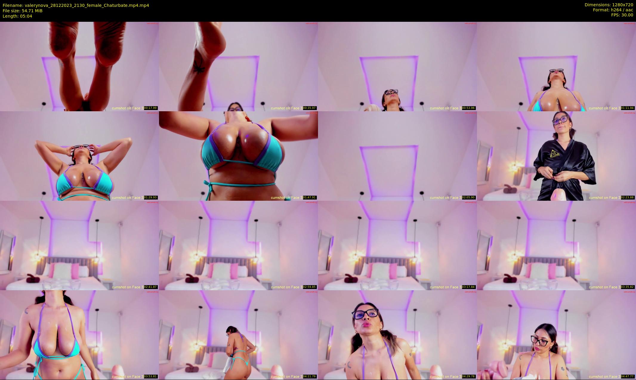 valerynova — 6 minute Chaturbate female cam show recording, 720p, Dec 28, 2023