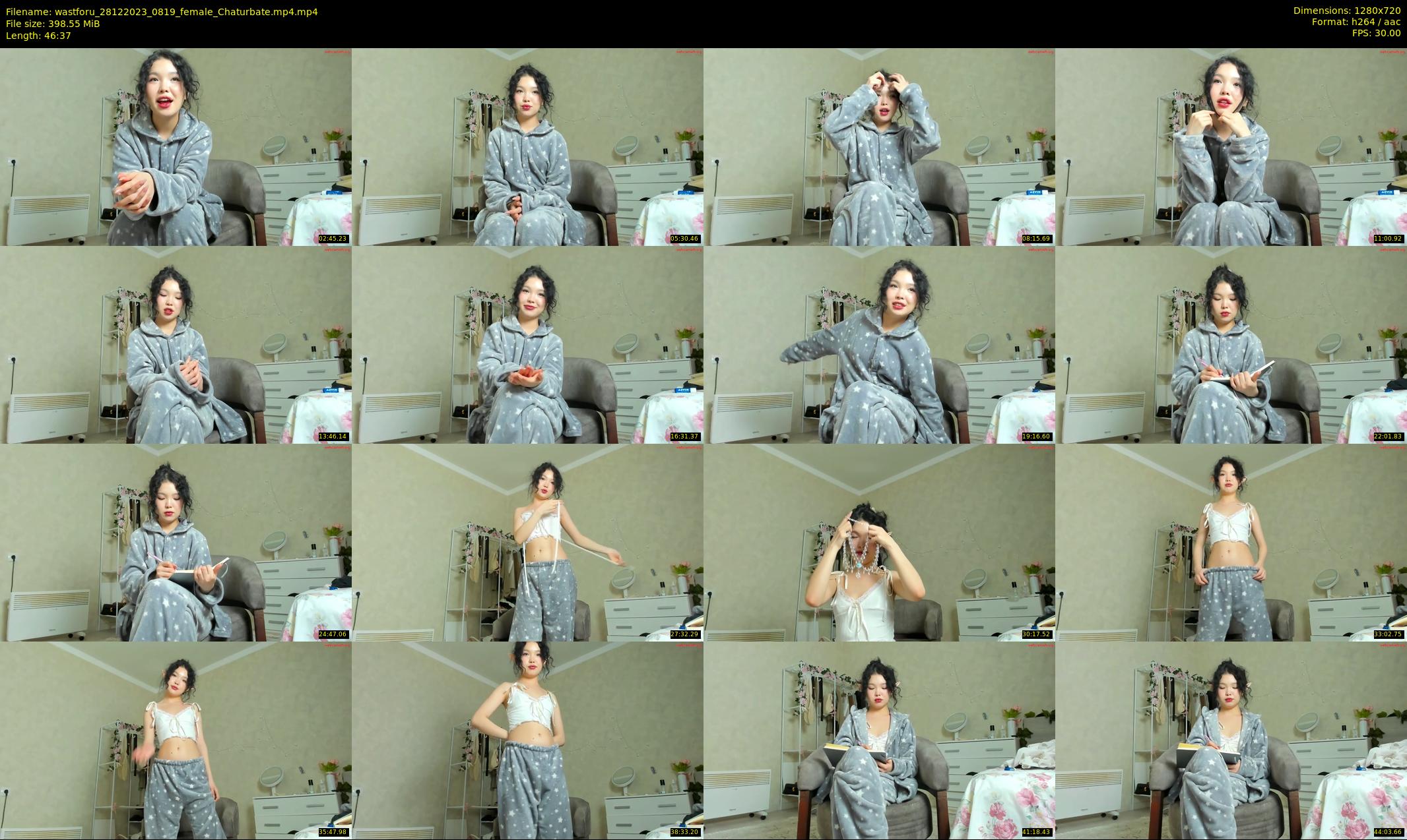 wastforu — 47 minute Chaturbate female cam show recording, 720p, Dec 28, 2023