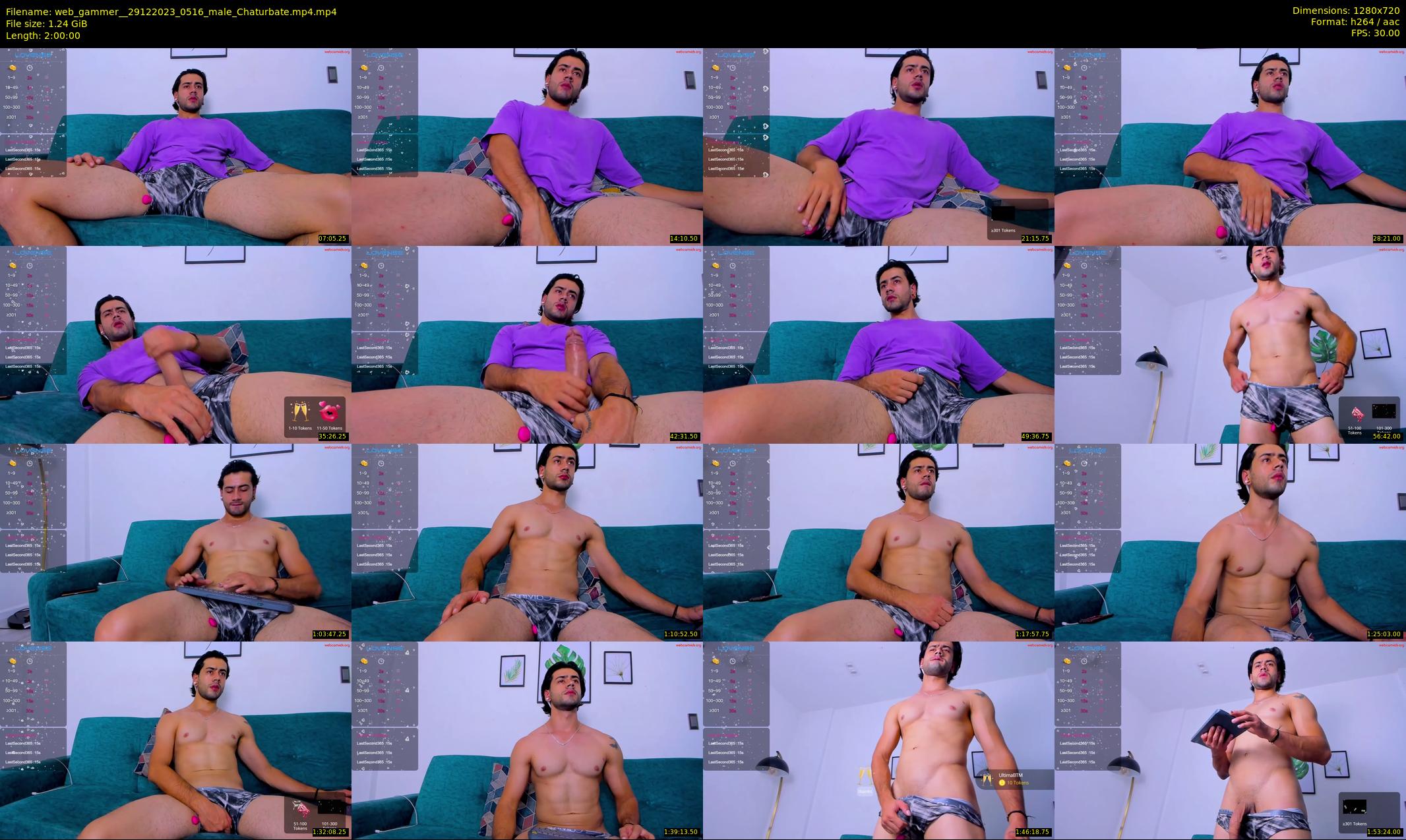 web_gammer_ — 120 minute Chaturbate male cam show recording, 720p, Dec 29, 2023