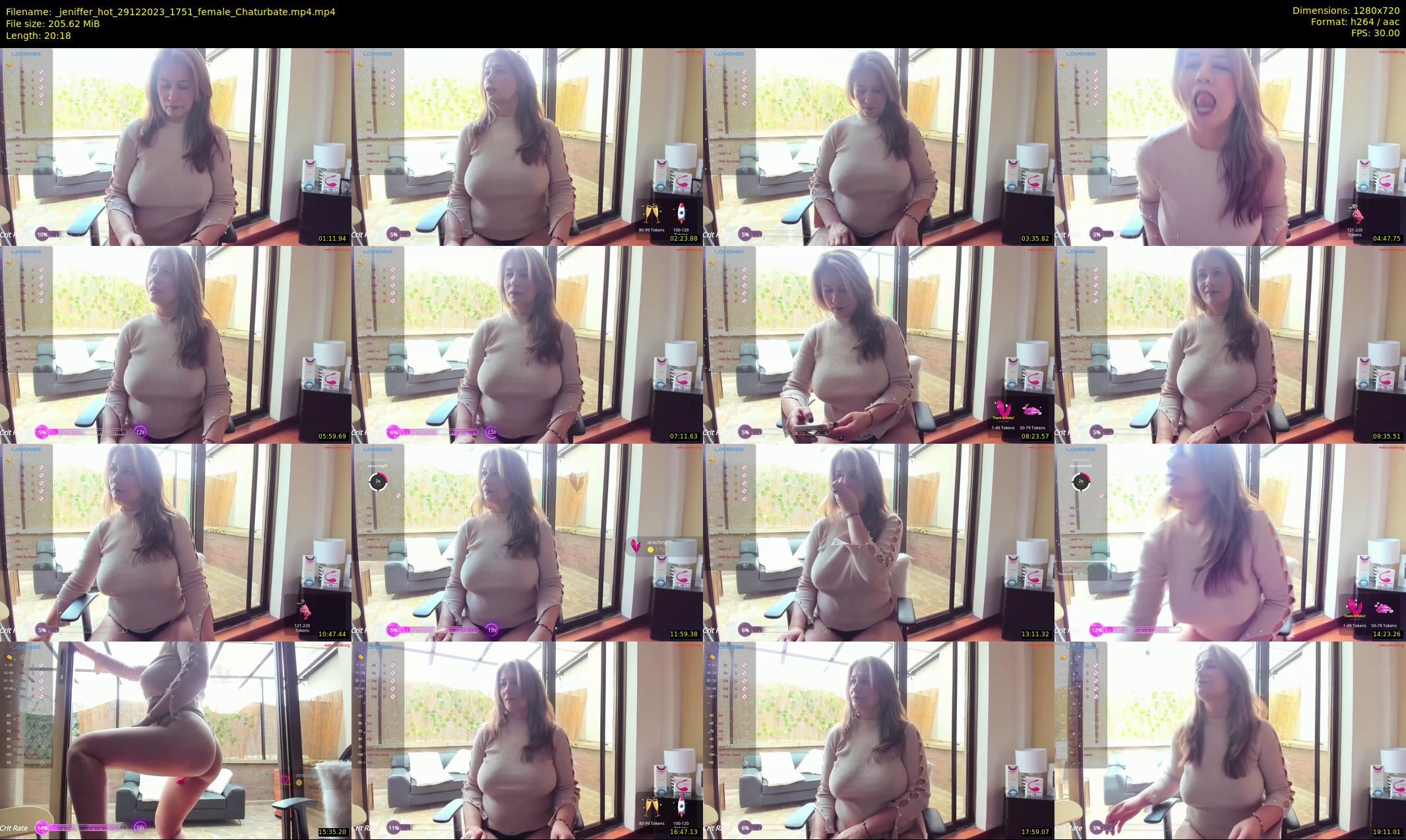 _jeniffer_hot — 21 minute Chaturbate female cam show recording, 720p, Dec 29, 2023