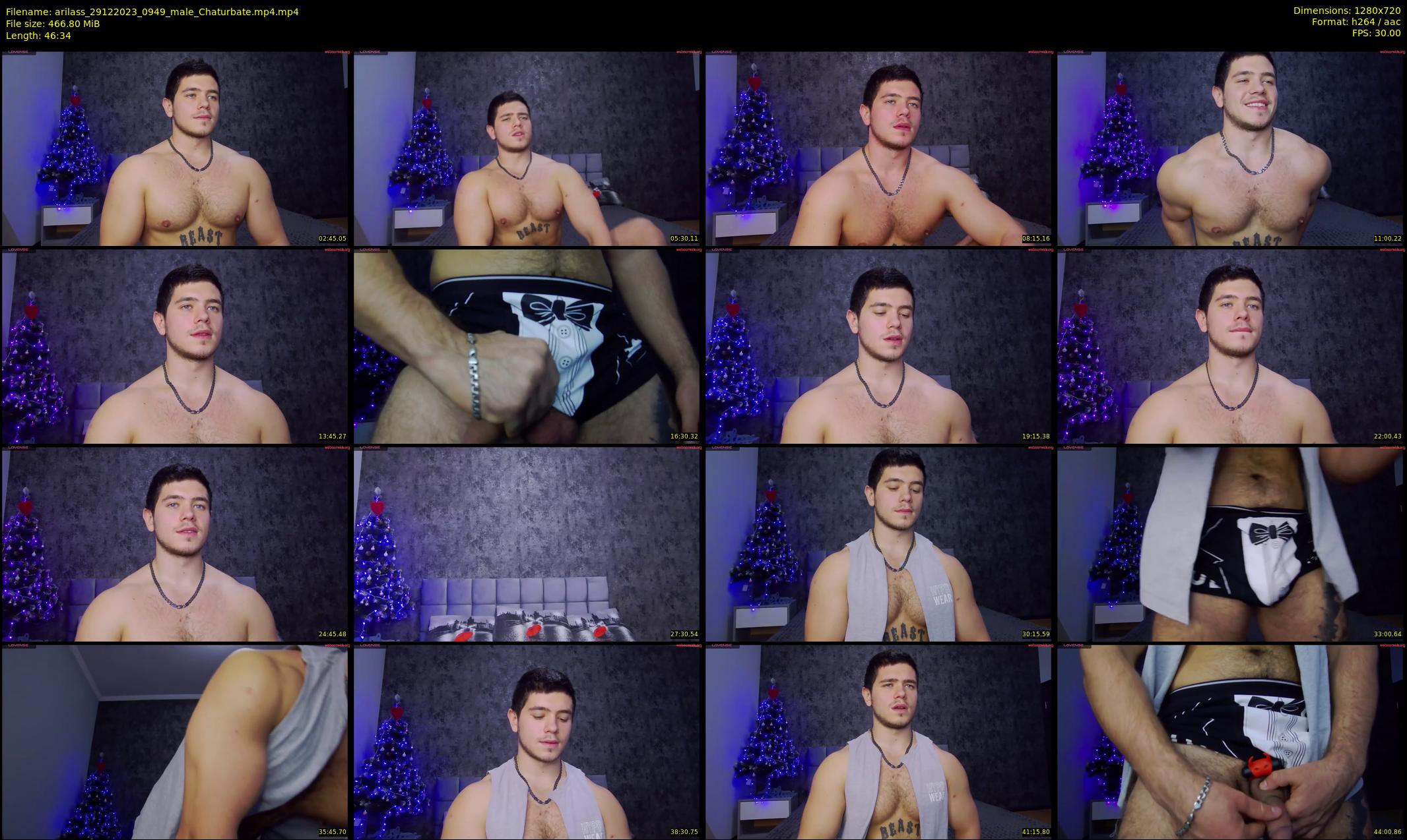 arilass — 47 minute Chaturbate male cam show recording, 720p, Dec 29, 2023