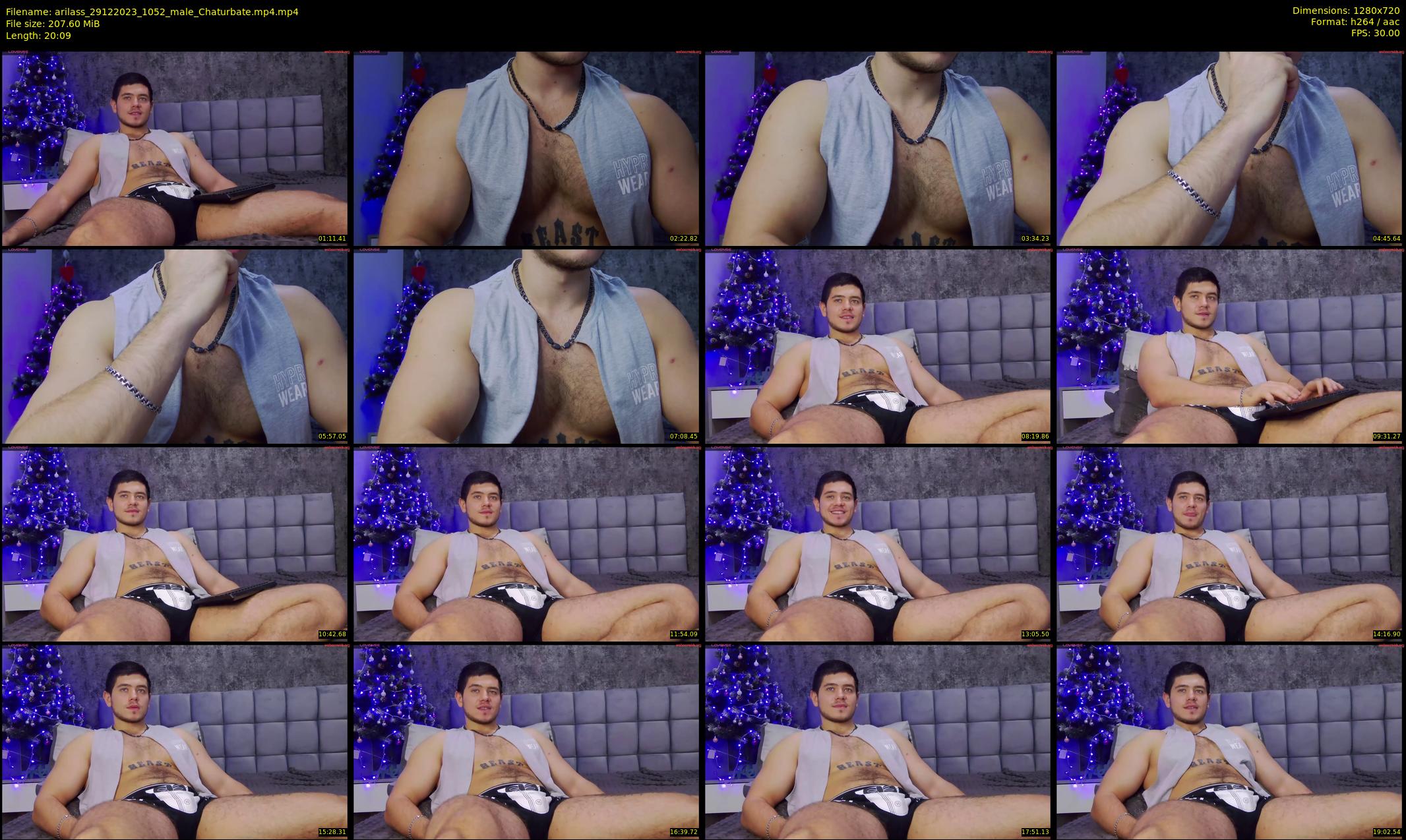 arilass — 21 minute Chaturbate male cam show recording, 720p, Dec 29, 2023