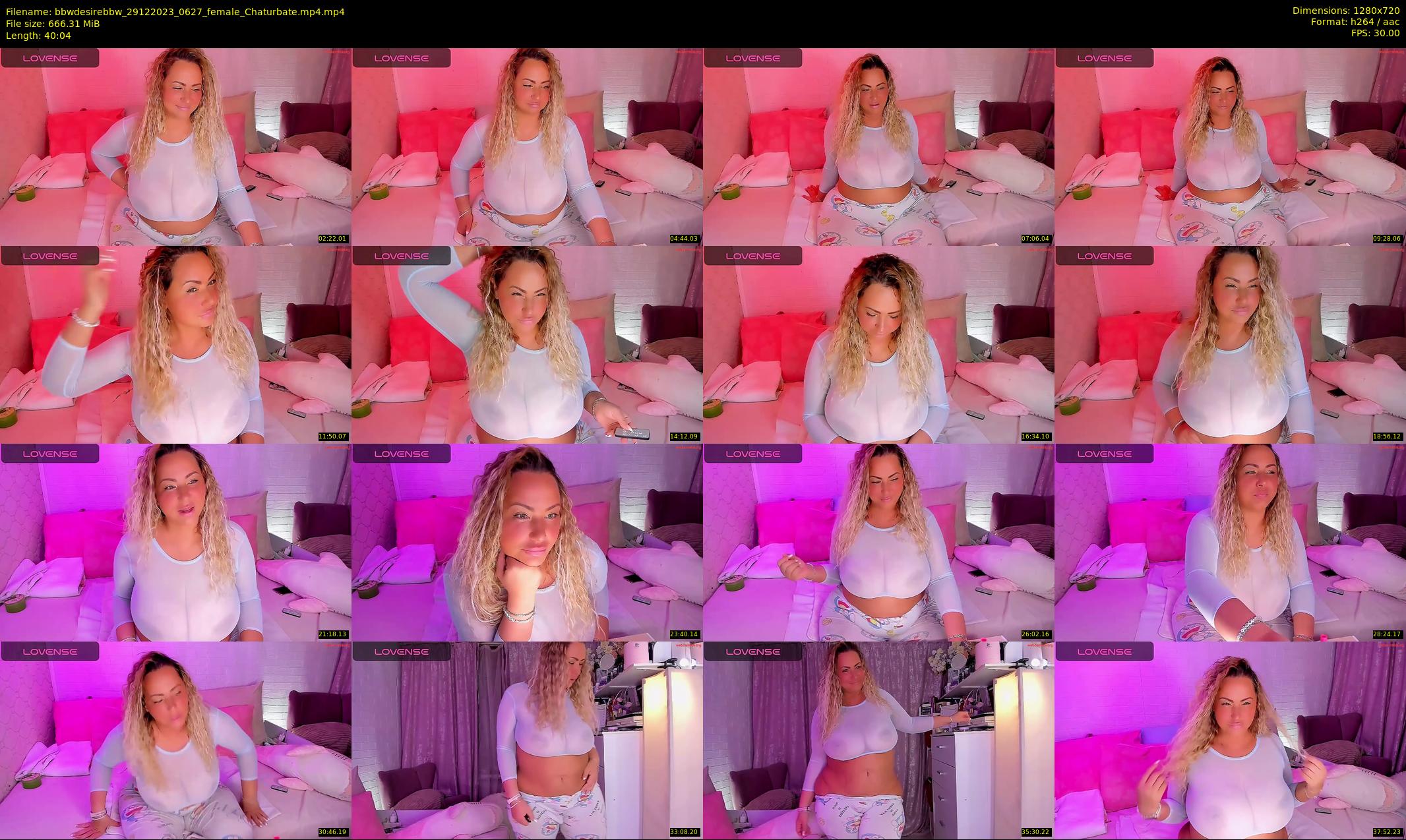 bbwdesirebbw — 41 minute Chaturbate female cam show recording, 720p, Dec 29, 2023