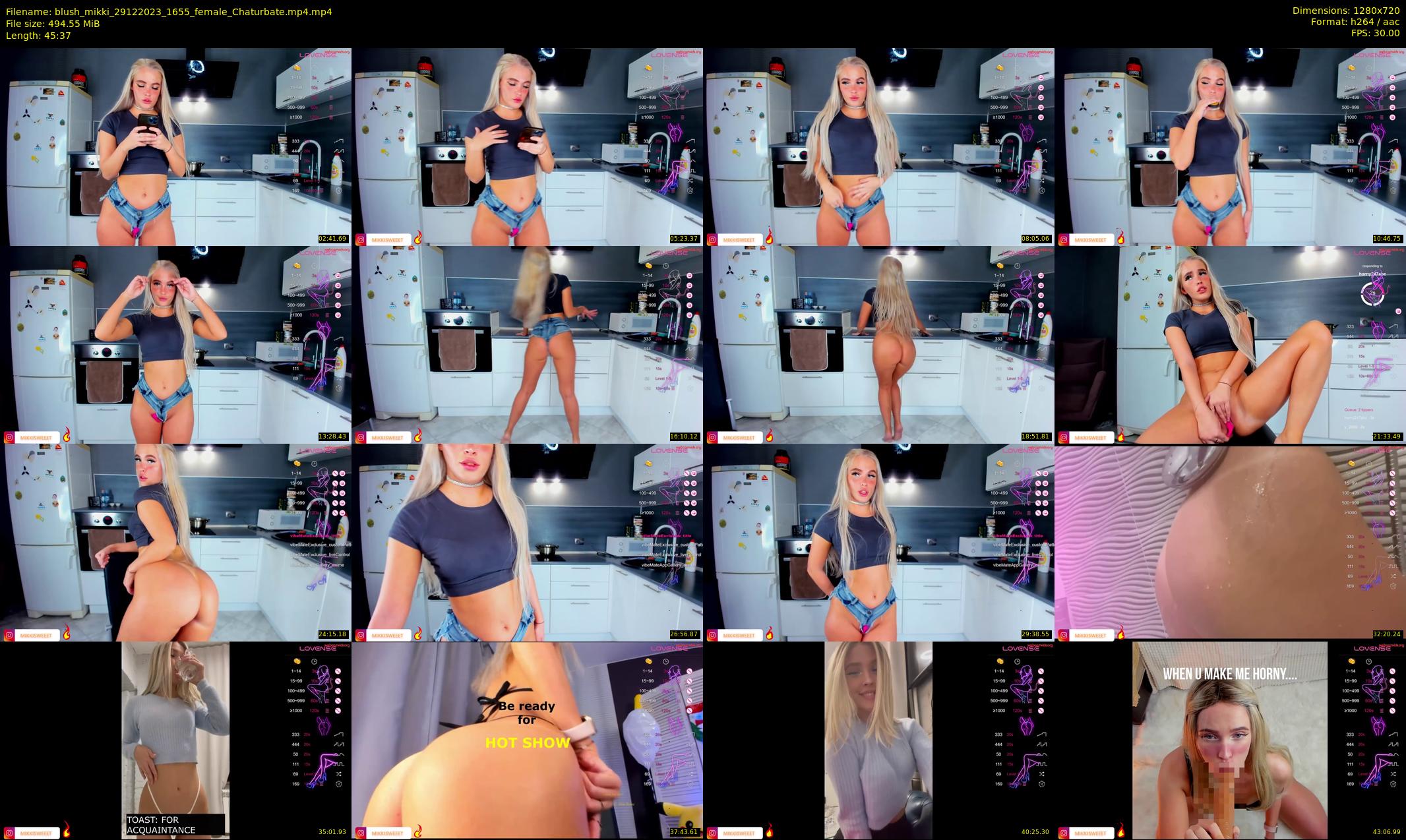 blush_mikki — 46 minute Chaturbate female cam show recording, 720p, Dec 29, 2023