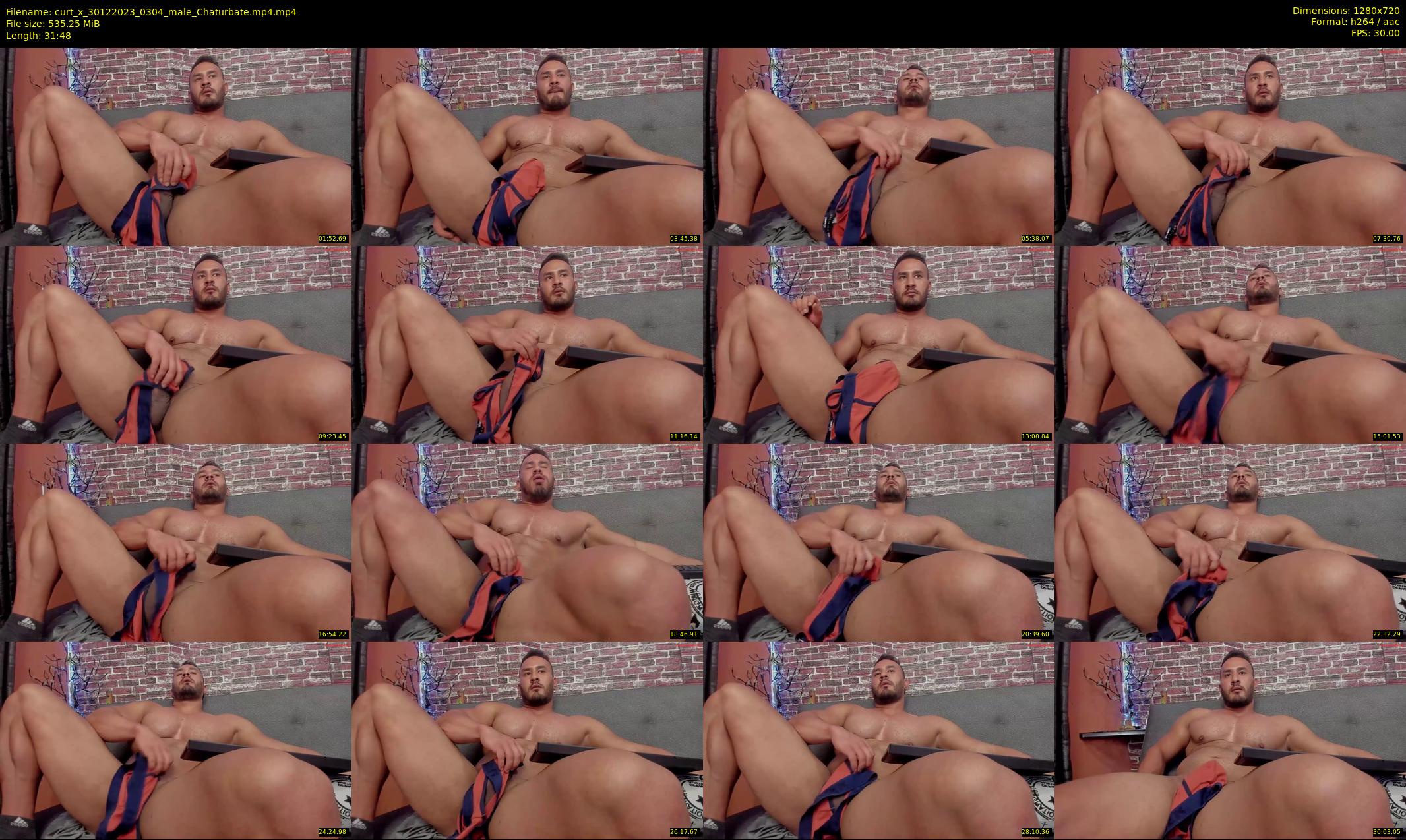 curt_x — 32 minute Chaturbate male cam show recording, 720p, Dec 30, 2023