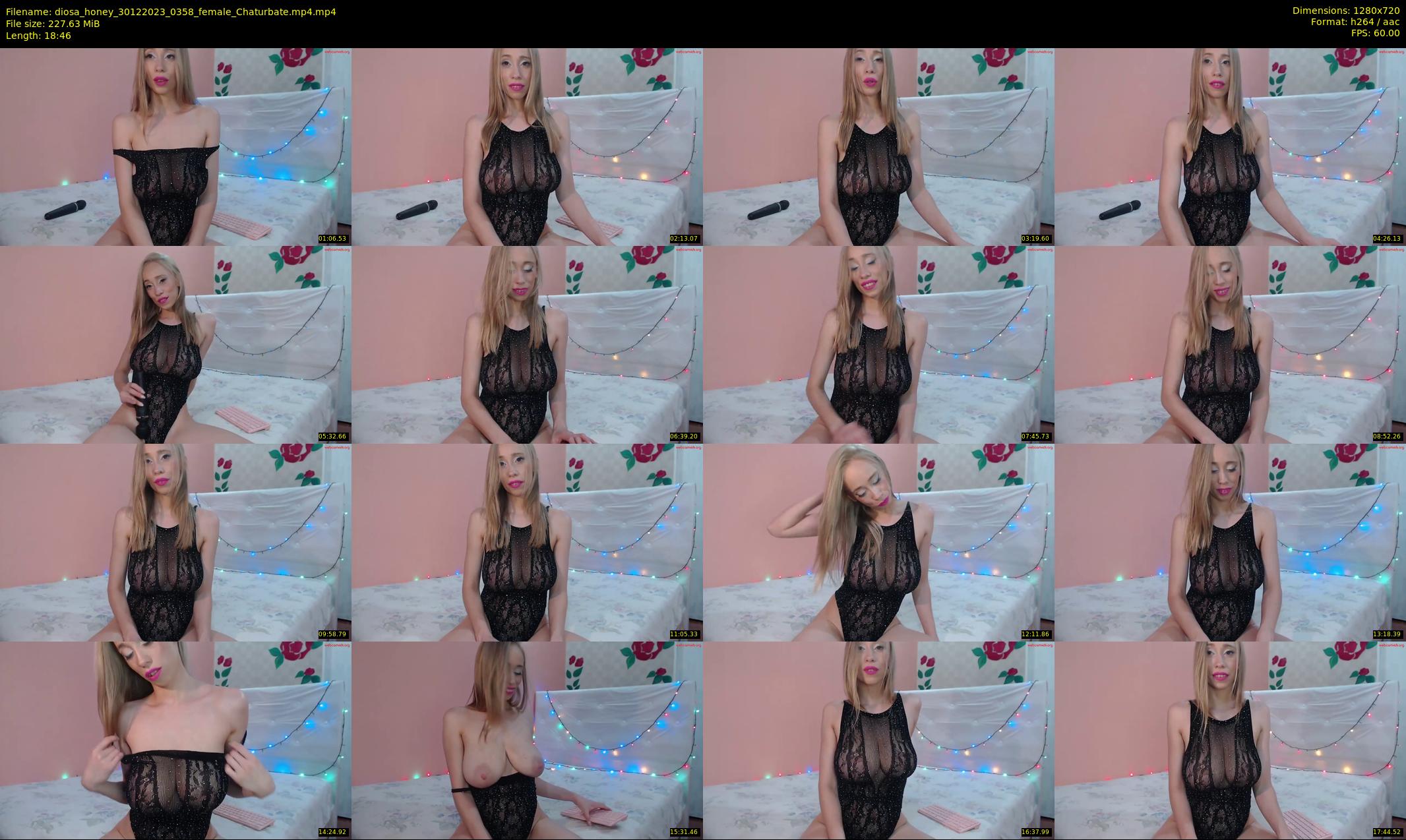 diosa_honey — 19 minute Chaturbate female cam show recording, 720p, Dec 30, 2023