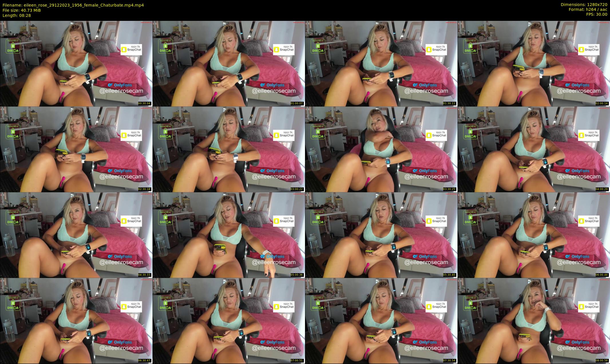 eileen_rose — 9 minute Chaturbate female cam show recording, 720p, Dec 29, 2023