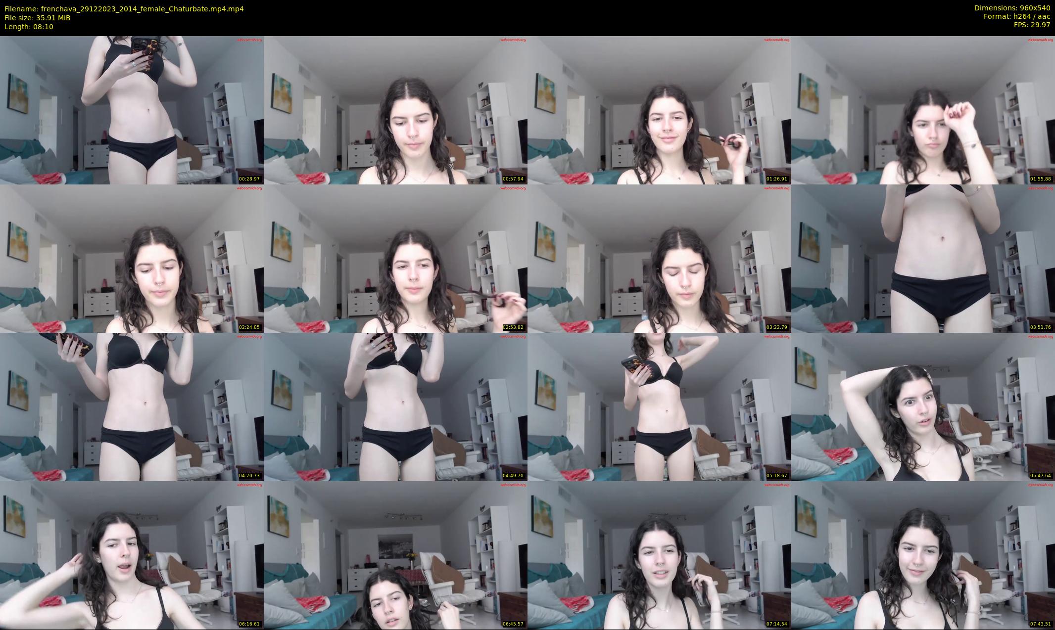 frenchava — 9 minute Chaturbate female cam show recording, 480p, Dec 29, 2023