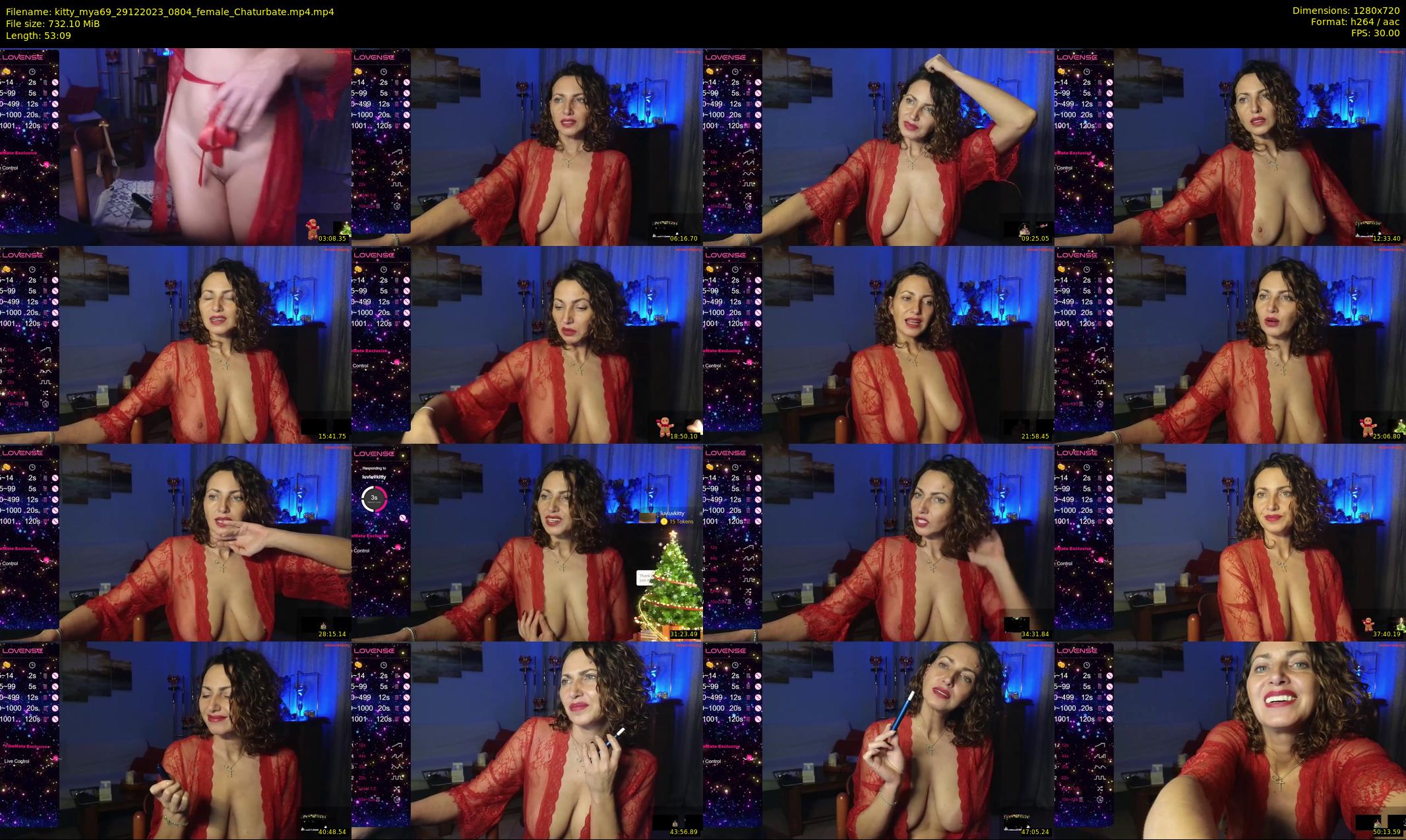 kitty_mya69 — 54 minute Chaturbate female cam show recording, 720p, Dec 29, 2023