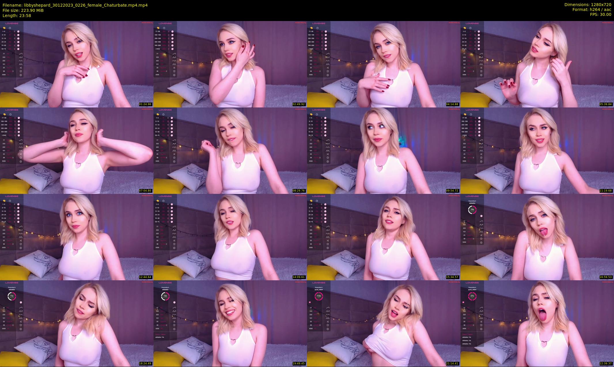 libbyshepard — 24 minute Chaturbate female cam show recording, 720p, Dec 30, 2023