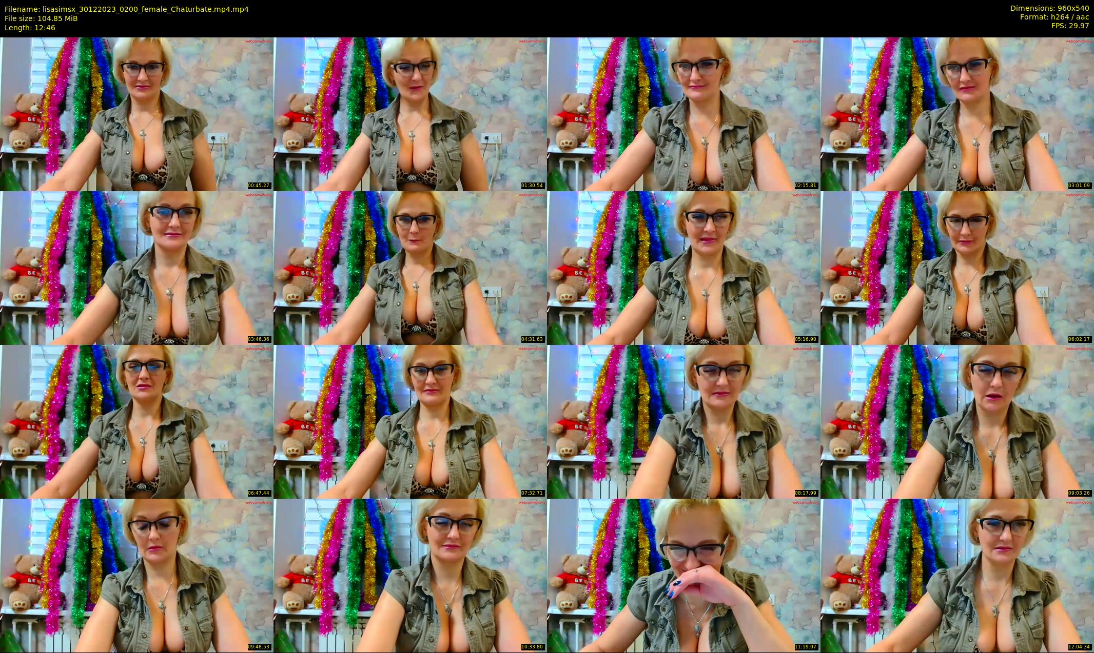 lisasimsx — 13 minute Chaturbate female cam show recording, 480p, Dec 30, 2023