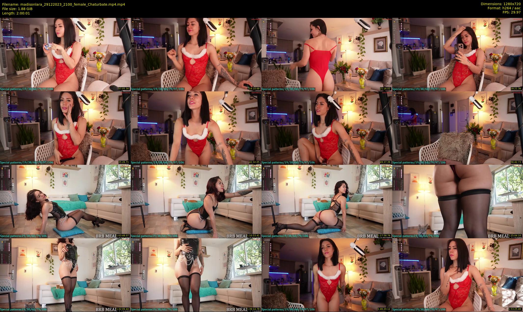 madisonlara — 121 minute Chaturbate female cam show recording, 720p, Dec 29, 2023