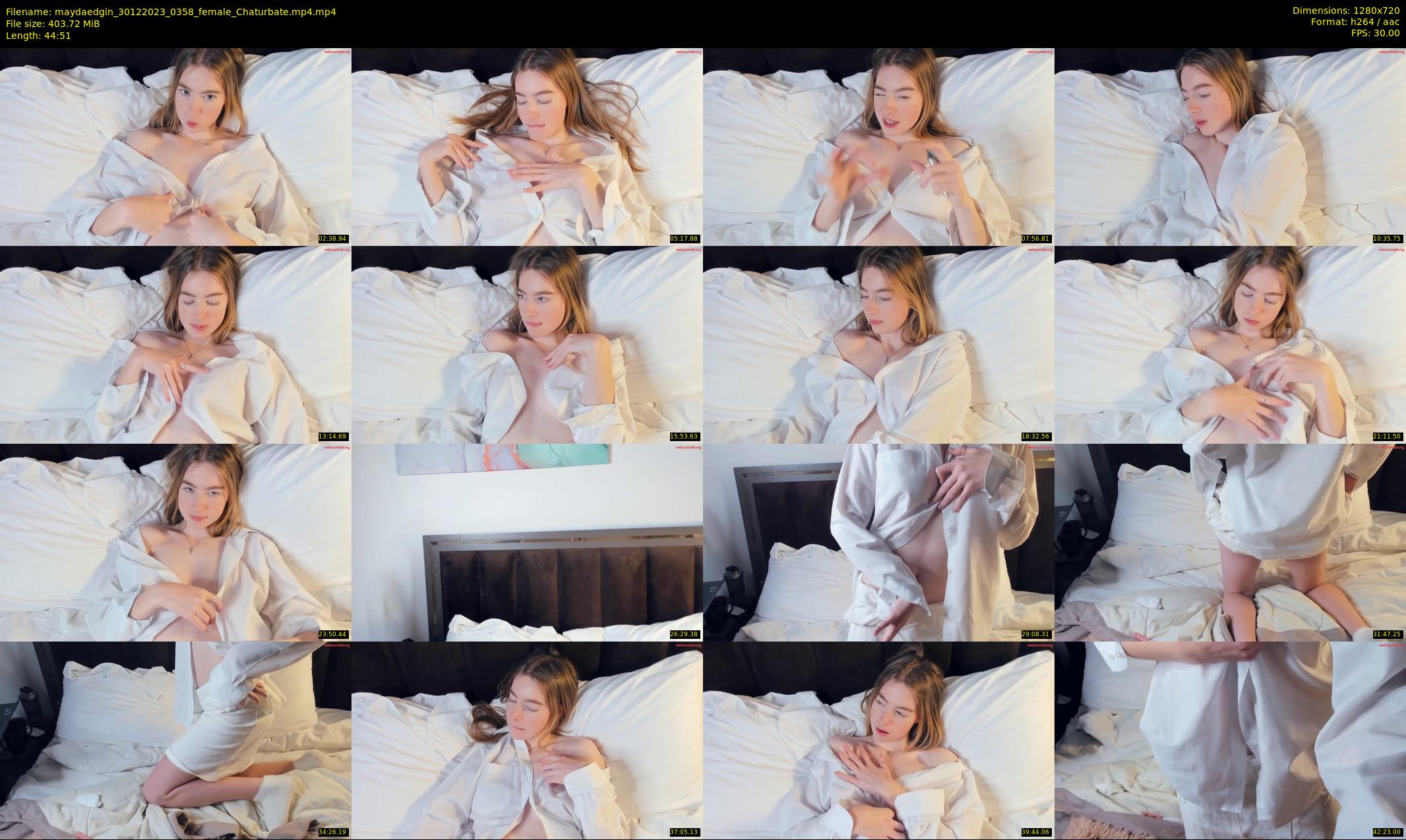 maydaedgin — 45 minute Chaturbate female cam show recording, 720p, Dec 30, 2023