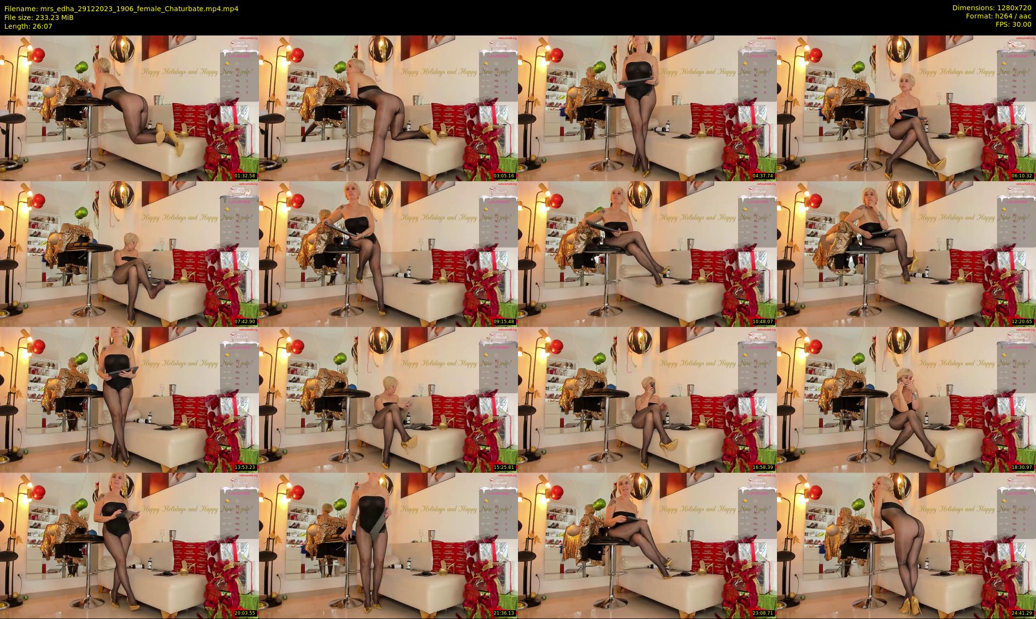 mrs_edha — 27 minute Chaturbate female cam show recording, 720p, Dec 29, 2023