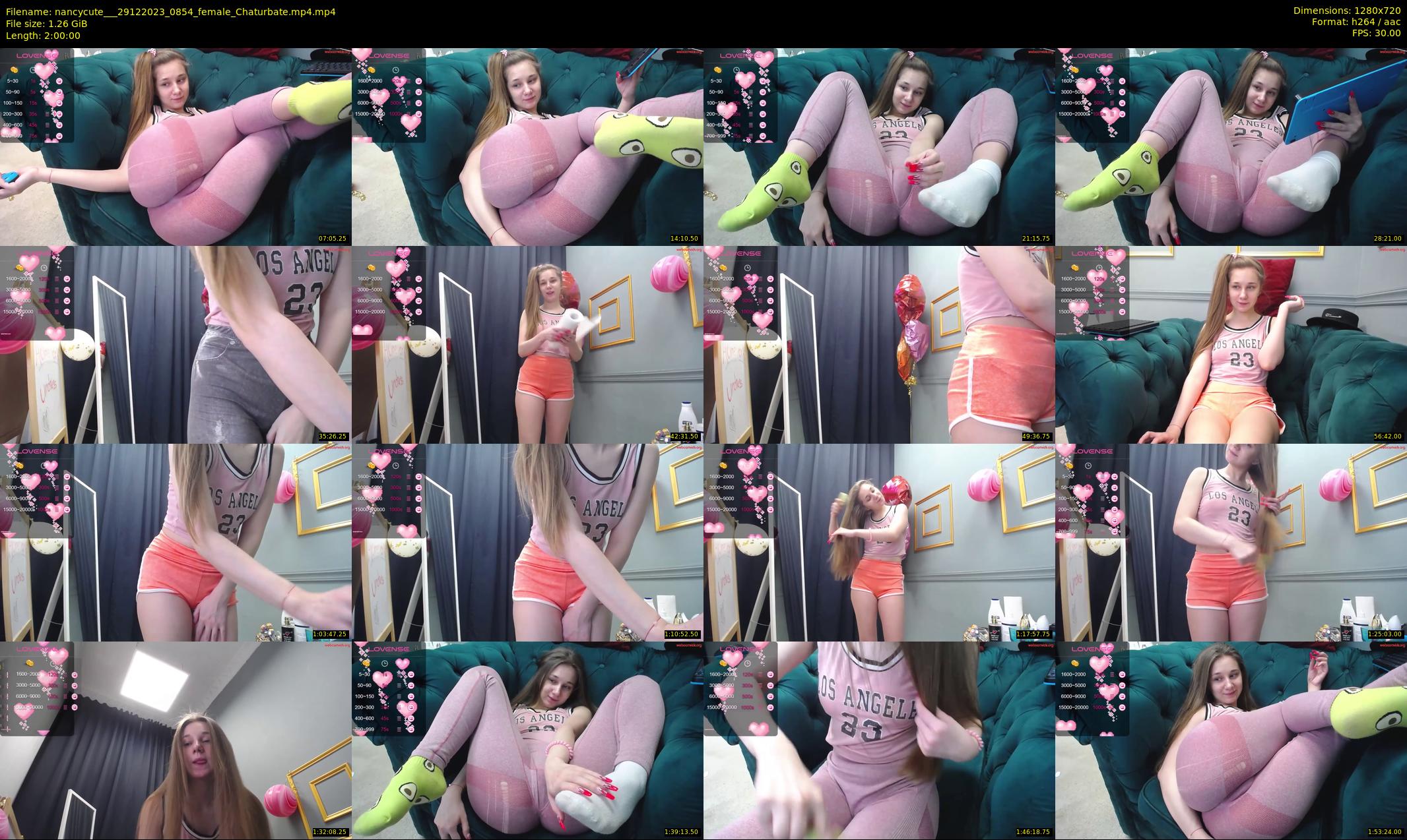 nancycute__ — 120 minute Chaturbate female cam show recording, 720p, Dec 29, 2023