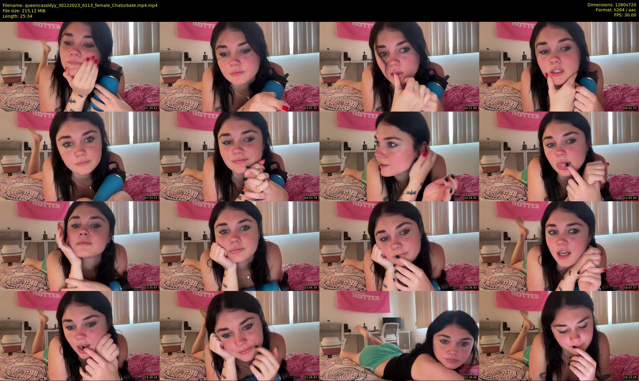 queencassidyy — 26 minute Chaturbate female cam show recording, 720p, Dec 30, 2023