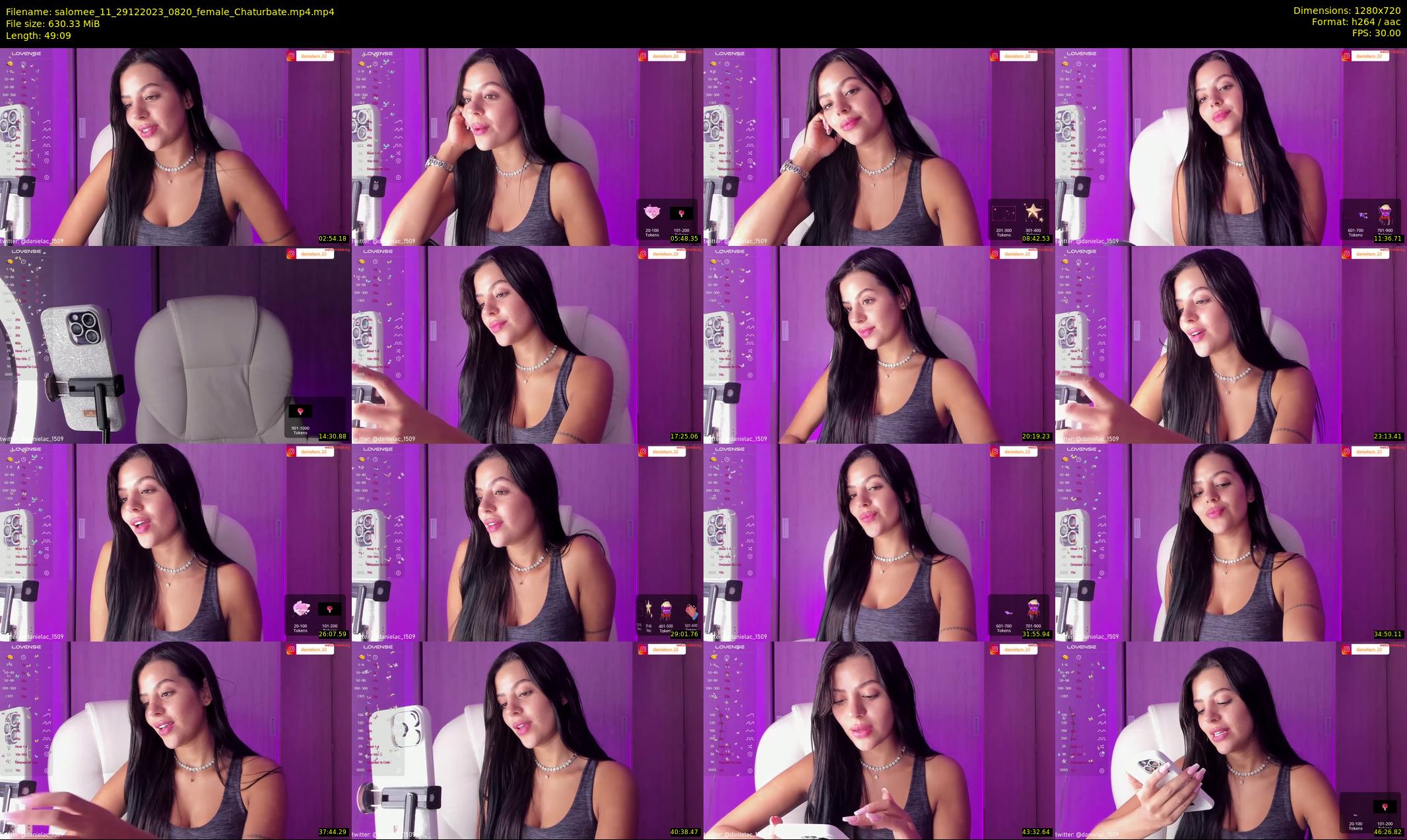salomee_11 — 50 minute Chaturbate female cam show recording, 720p, Dec 29, 2023