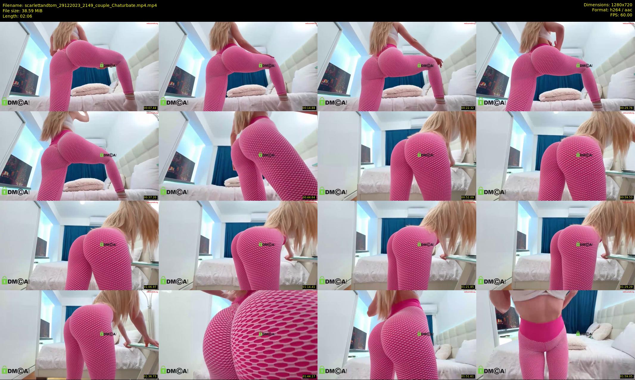 scarlettandtom — 3 minute Chaturbate couple cam show recording, 720p, Dec 29, 2023