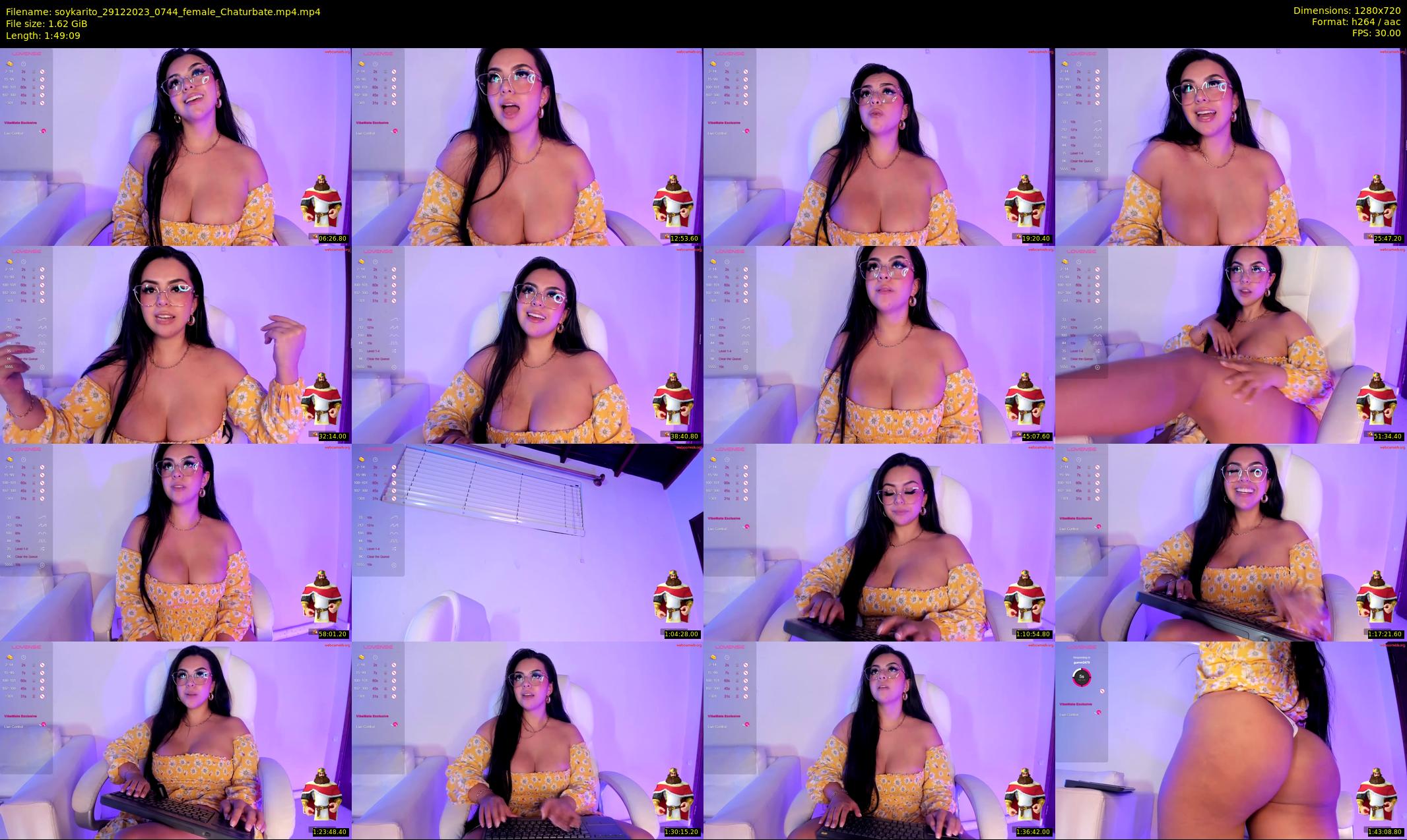 soykarito — 110 minute Chaturbate female cam show recording, 720p, Dec 29, 2023