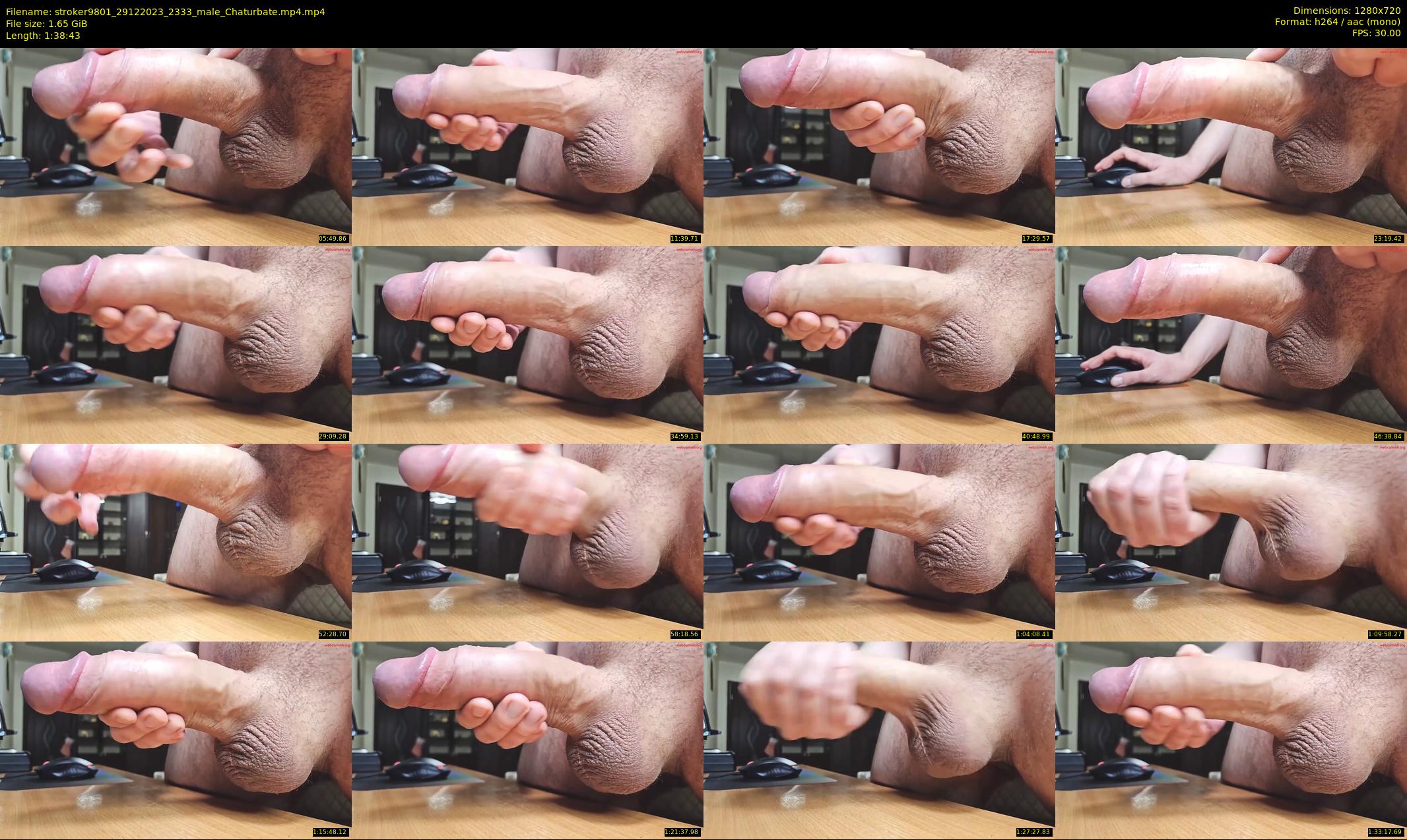 stroker9801 — 99 minute Chaturbate male cam show recording, 720p, Dec 29, 2023