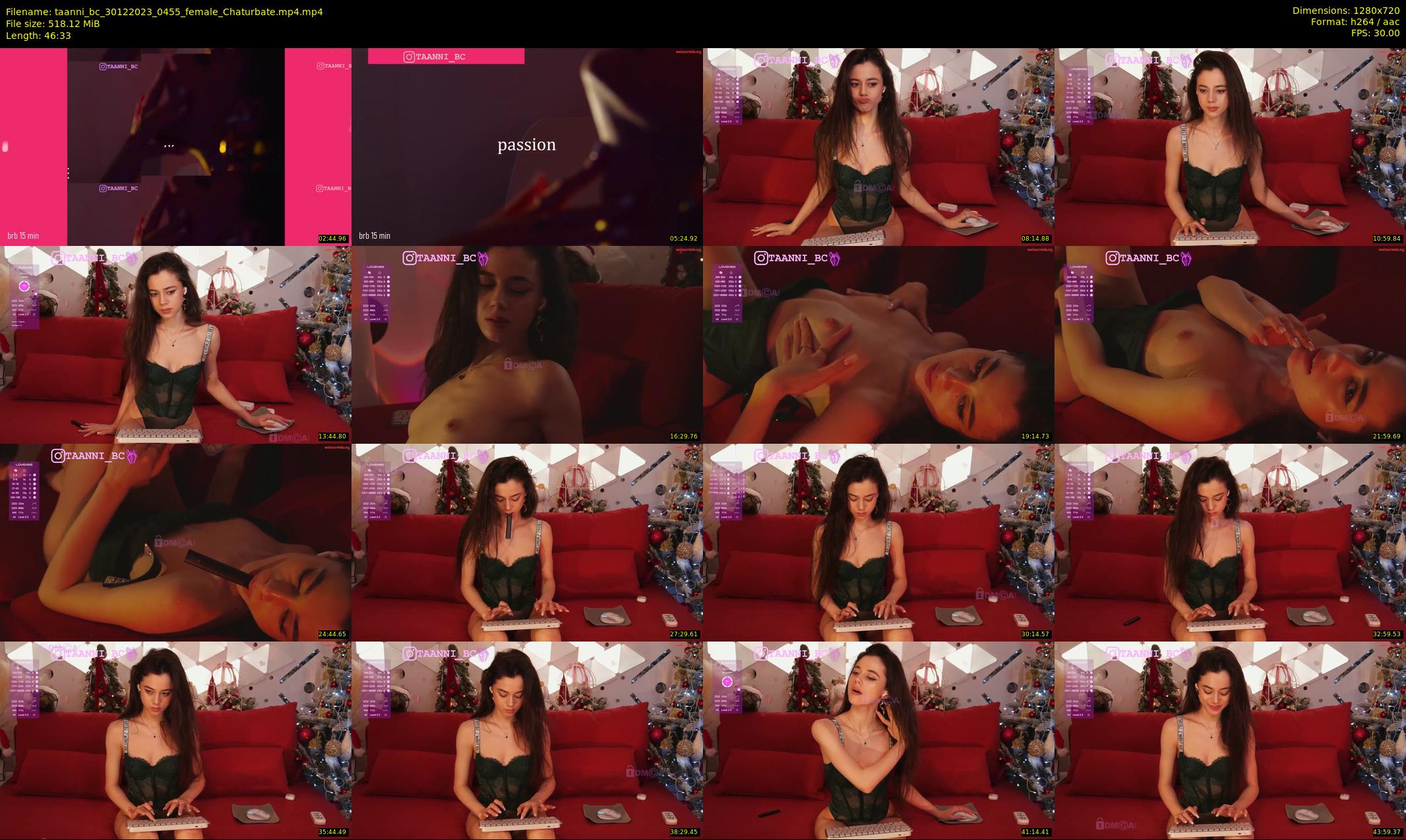 taanni_bc — 47 minute Chaturbate female cam show recording, 720p, Dec 30, 2023