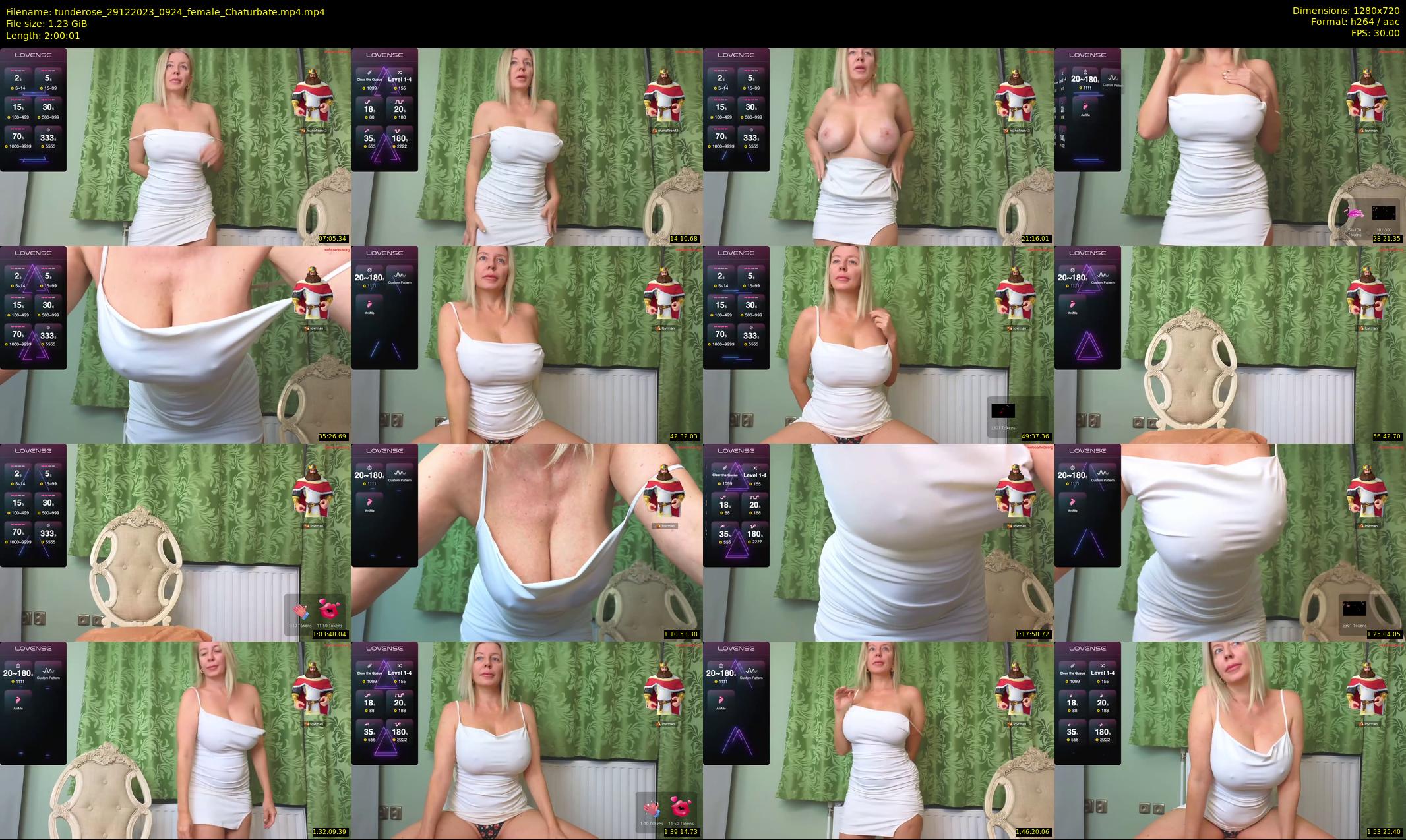 tunderose — 121 minute Chaturbate female cam show recording, 720p, Dec 29, 2023