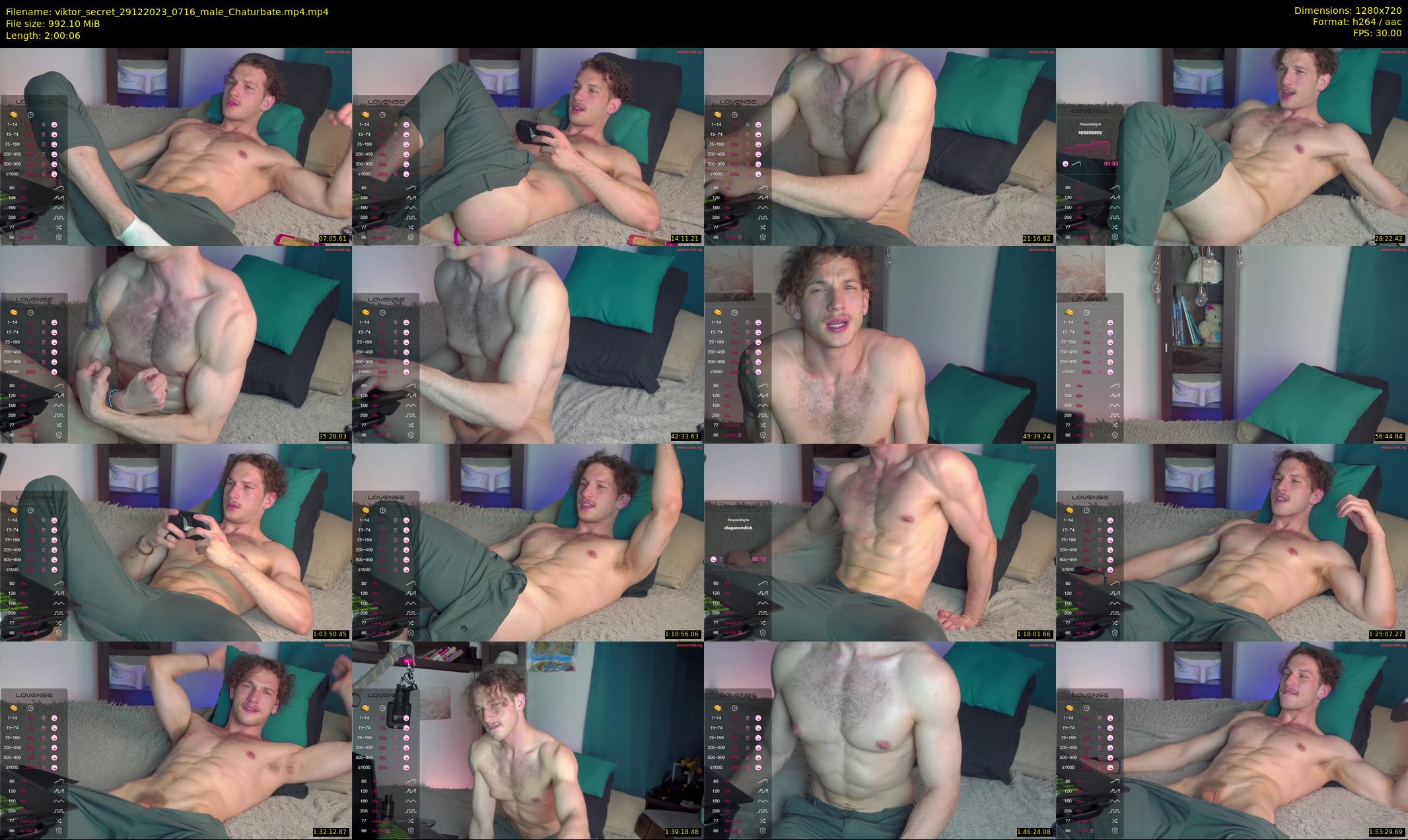 viktor_secret — 121 minute Chaturbate male cam show recording, 720p, Dec 29, 2023