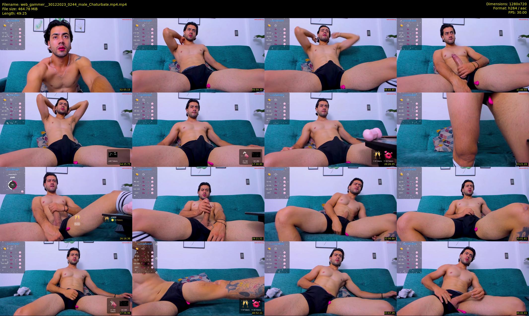 web_gammer_ — 50 minute Chaturbate male cam show recording, 720p, Dec 30, 2023
