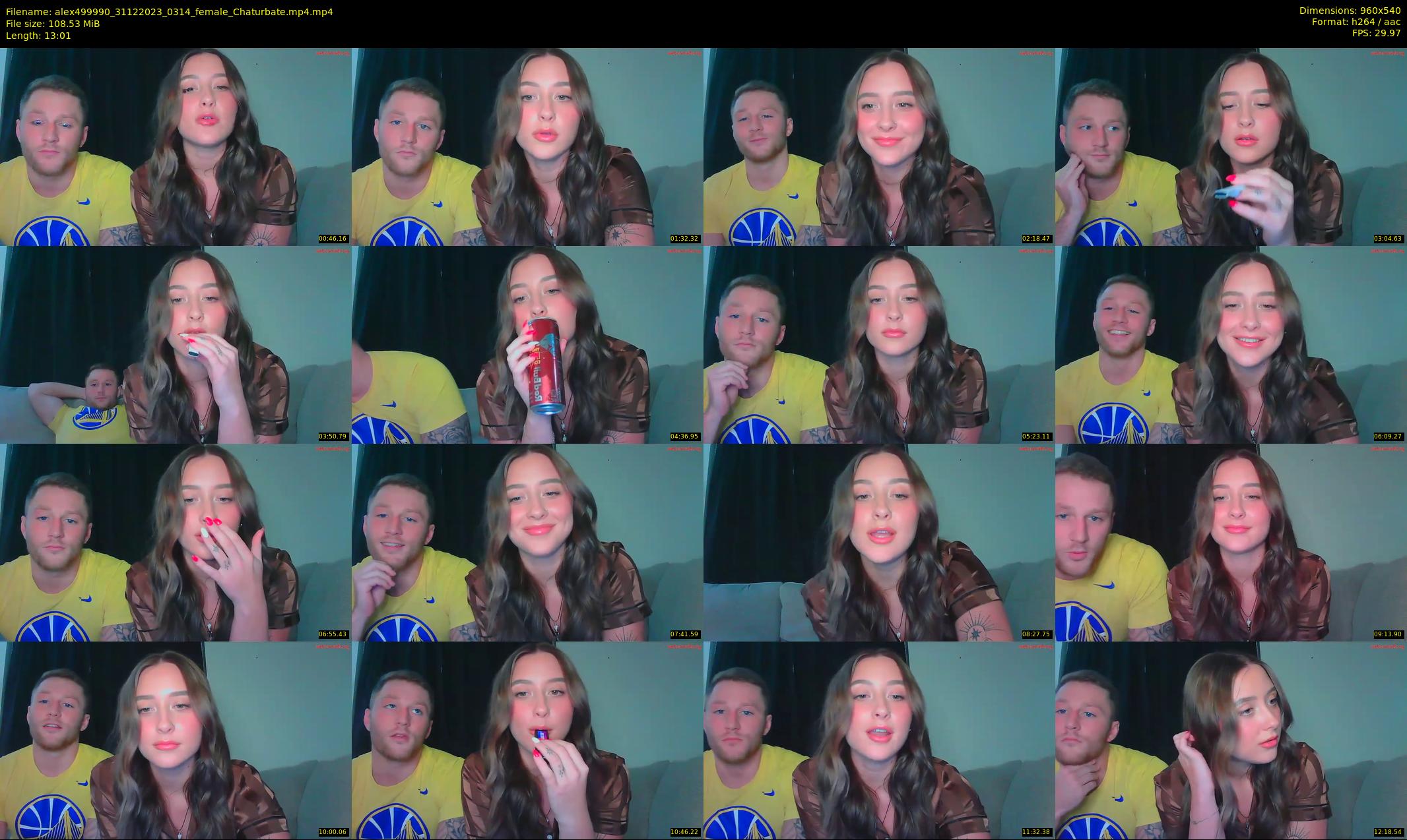 alex499990 — 14 minute Chaturbate female cam show recording, 480p, Dec 31, 2023