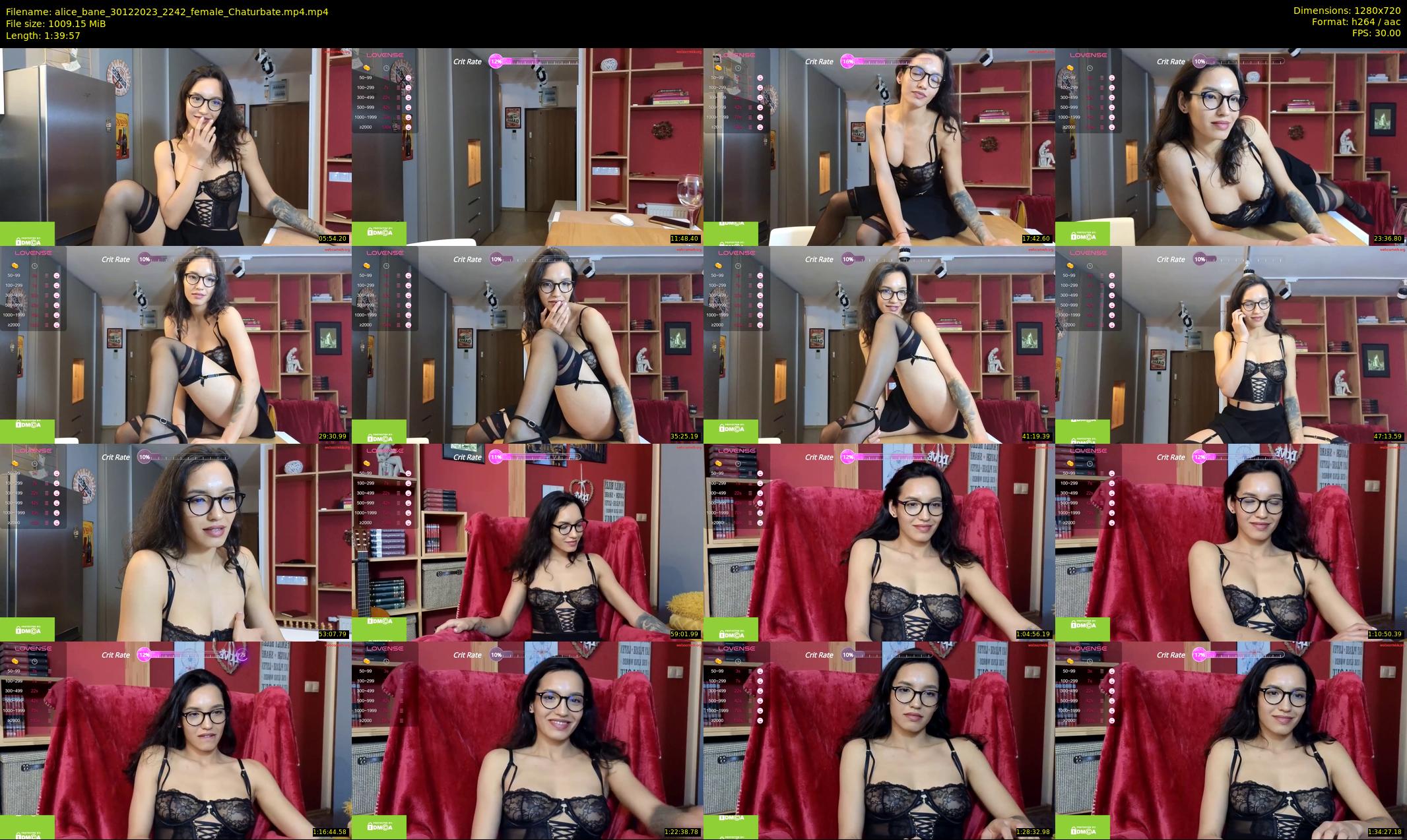 alice_bane — 100 minute Chaturbate female cam show recording, 720p, Dec 30, 2023