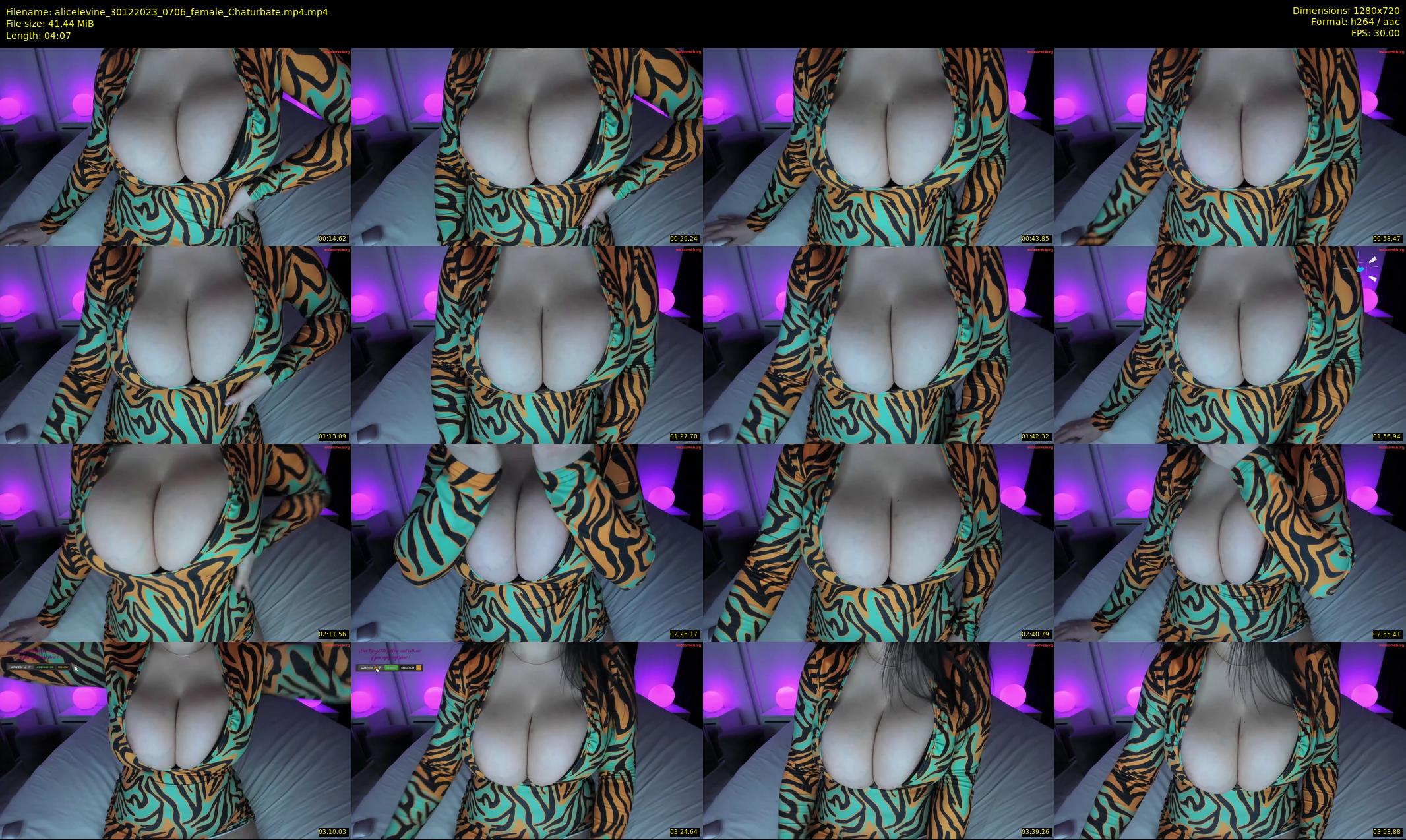 alicelevine — 5 minute Chaturbate female cam show recording, 720p, Dec 30, 2023