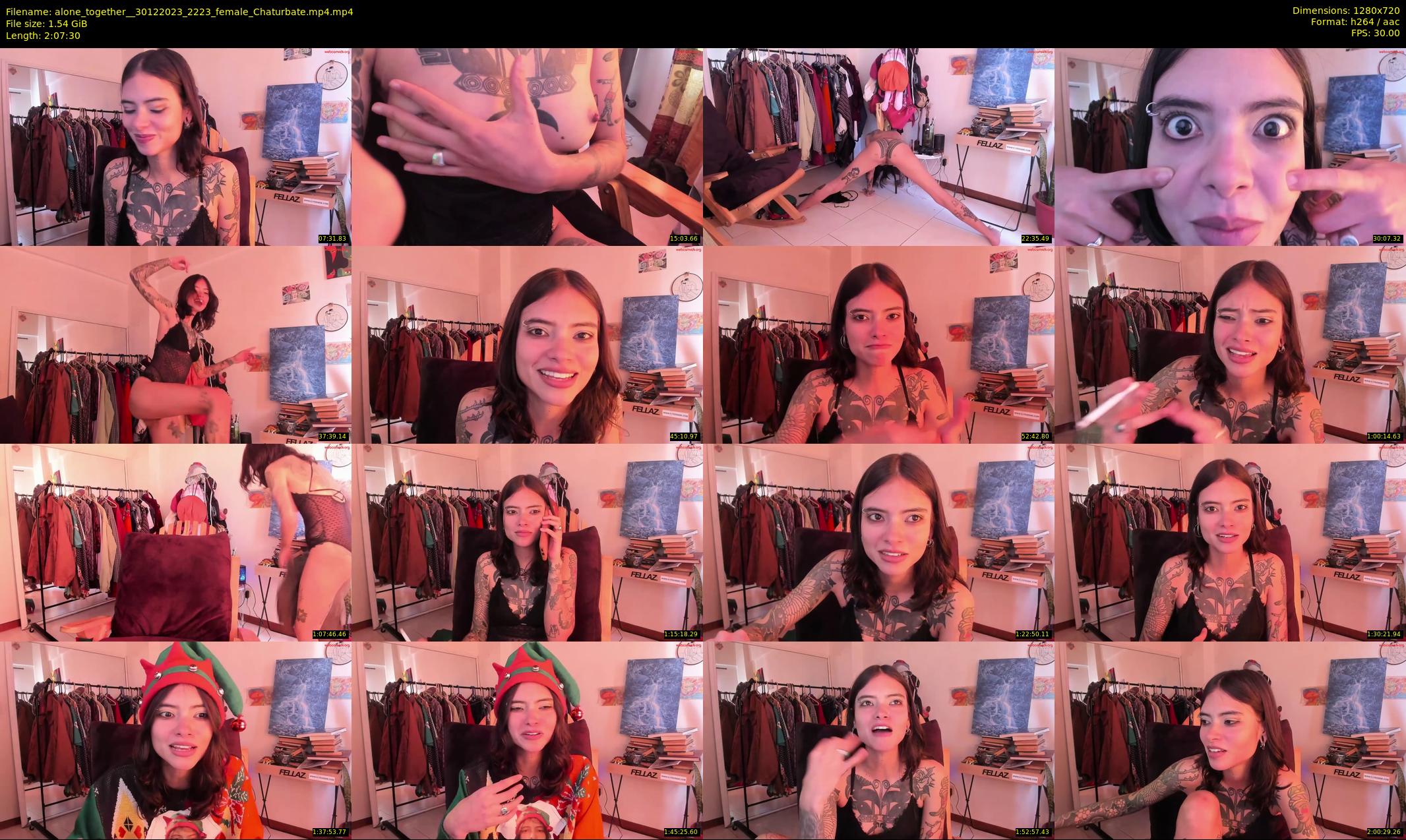 alone_together_ — 128 minute Chaturbate female cam show recording, 720p, Dec 30, 2023