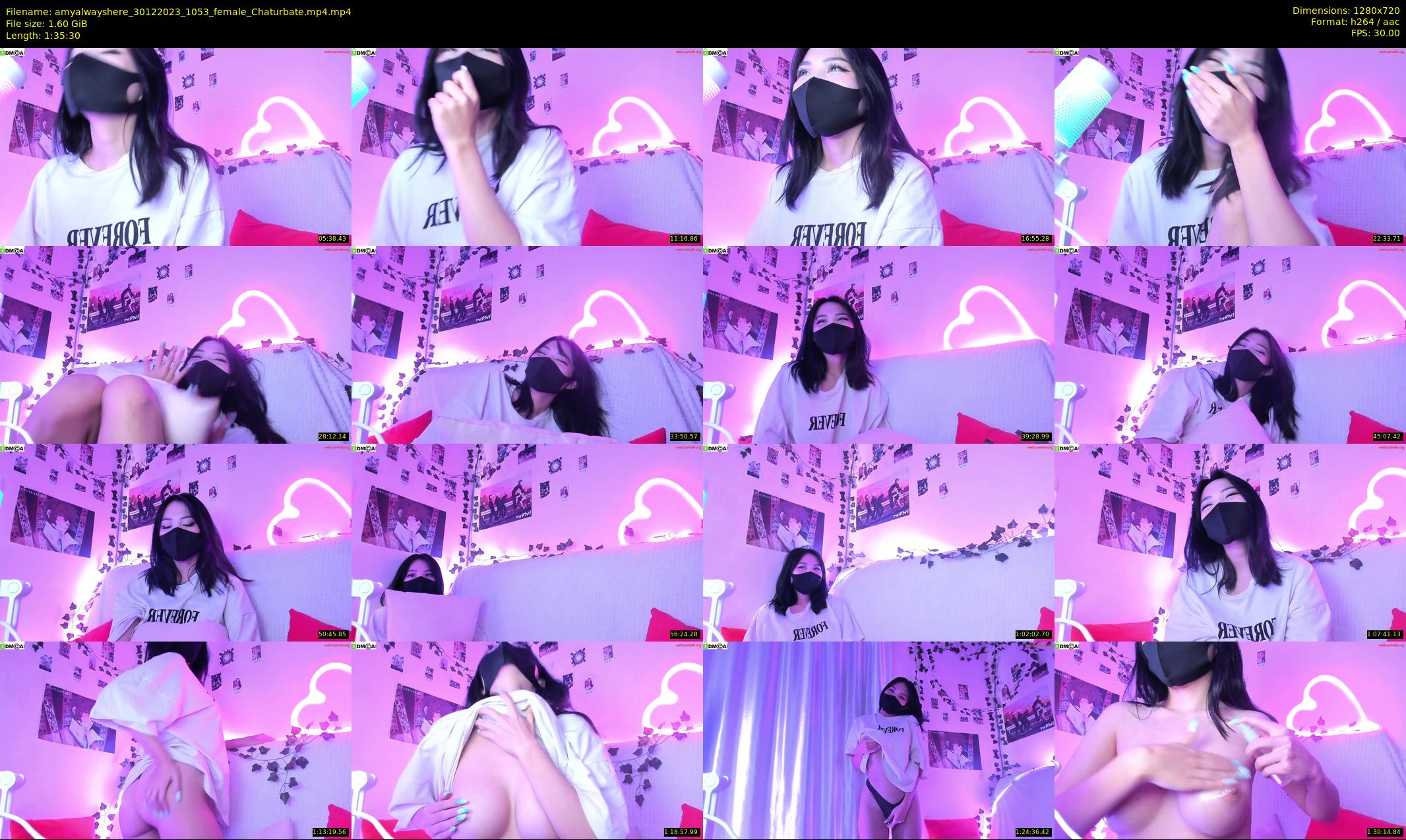 amyalwayshere — 96 minute Chaturbate female cam show recording, 720p, Dec 30, 2023