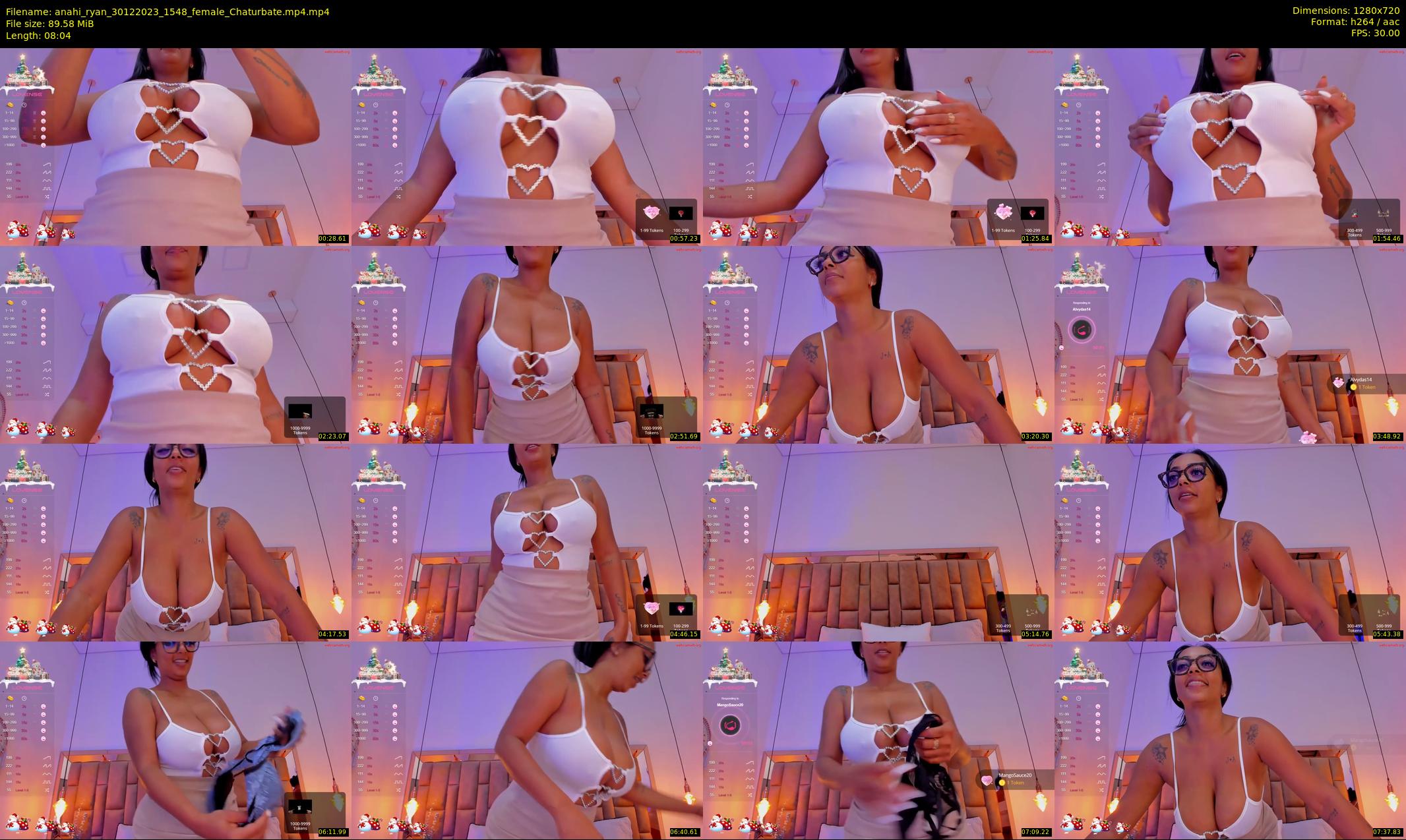 anahi_ryan — 9 minute Chaturbate female cam show recording, 720p, Dec 30, 2023
