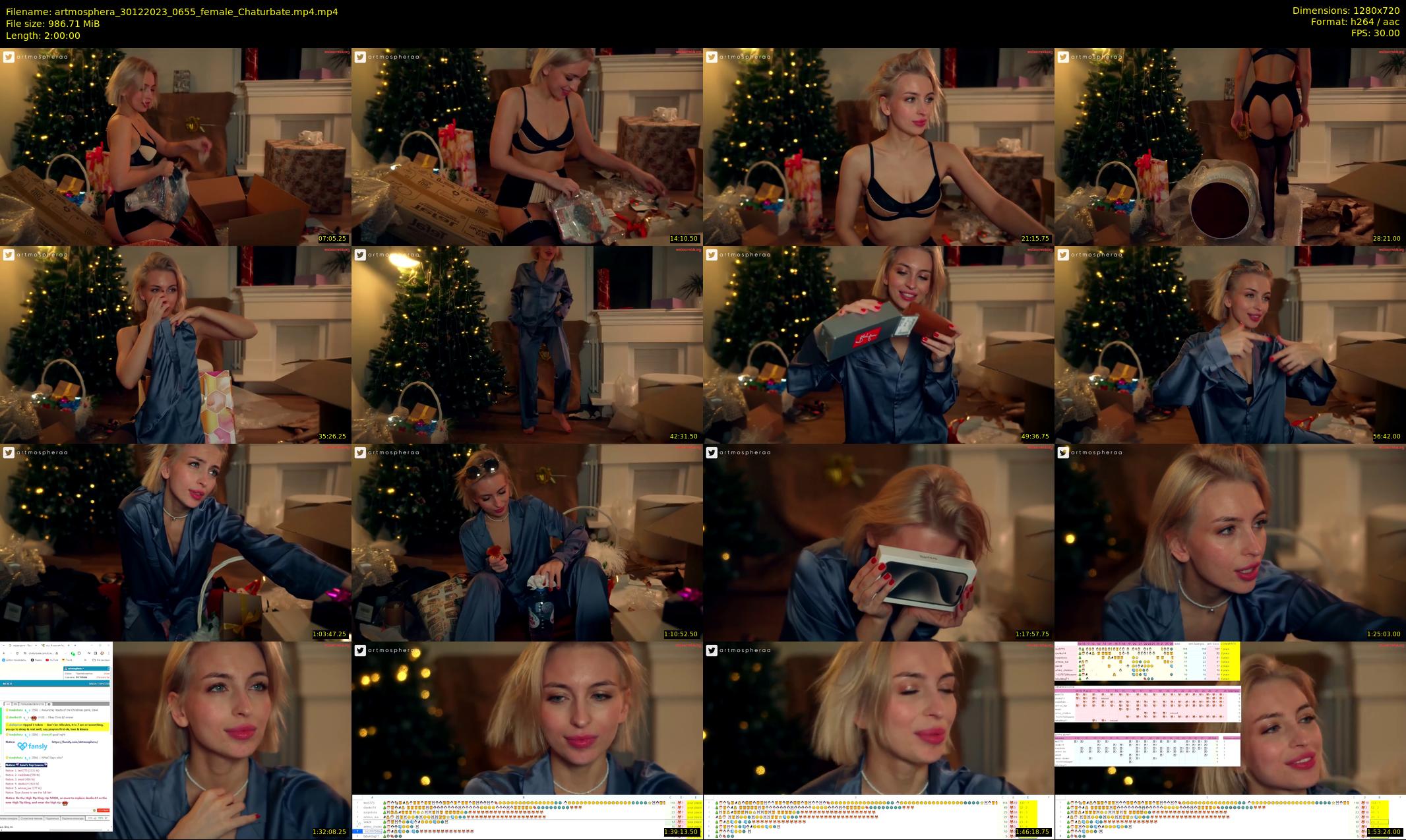 artmosphera — 120 minute Chaturbate female cam show recording, 720p, Dec 30, 2023