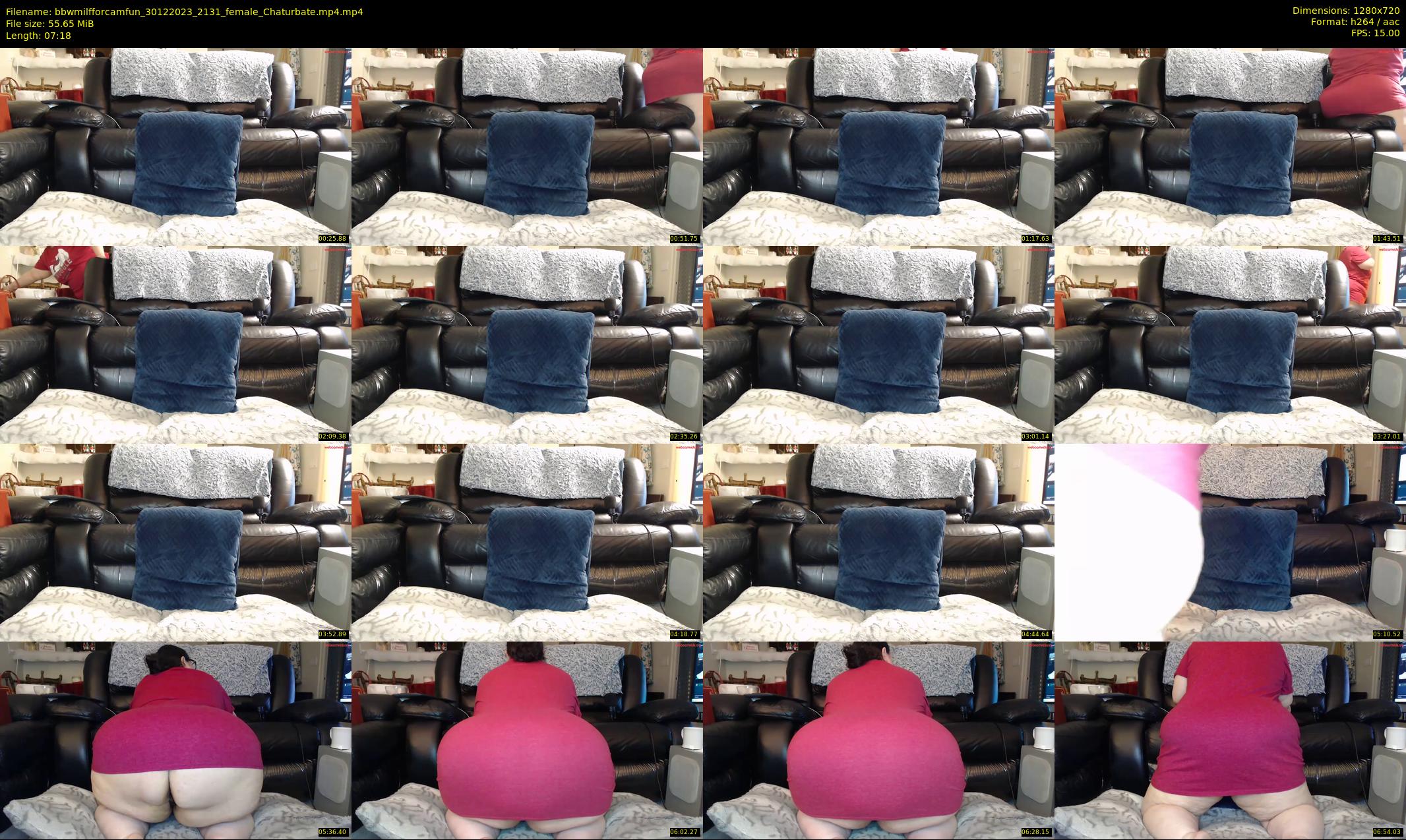 bbwmilfforcamfun — 8 minute Chaturbate female cam show recording, 720p, Dec 30, 2023