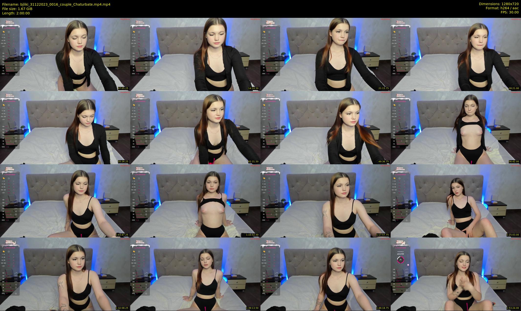 bjliki — 120 minute Chaturbate couple cam show recording, 720p, Dec 31, 2023