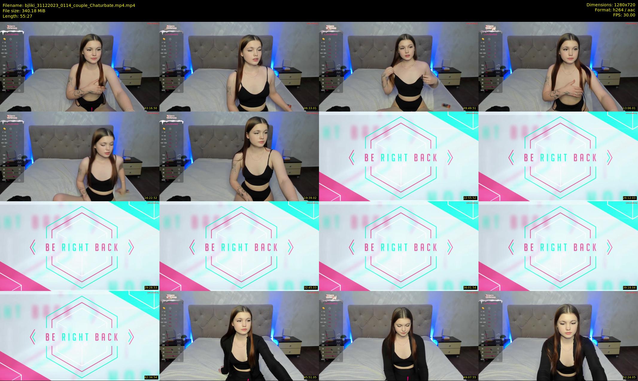 bjliki — 56 minute Chaturbate couple cam show recording, 720p, Dec 31, 2023