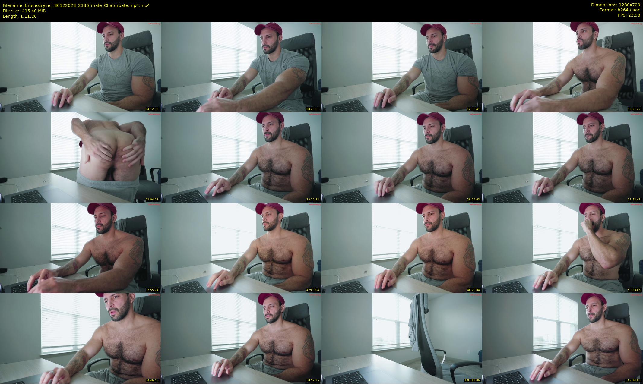 brucestryker — 72 minute Chaturbate male cam show recording, 720p, Dec 30, 2023
