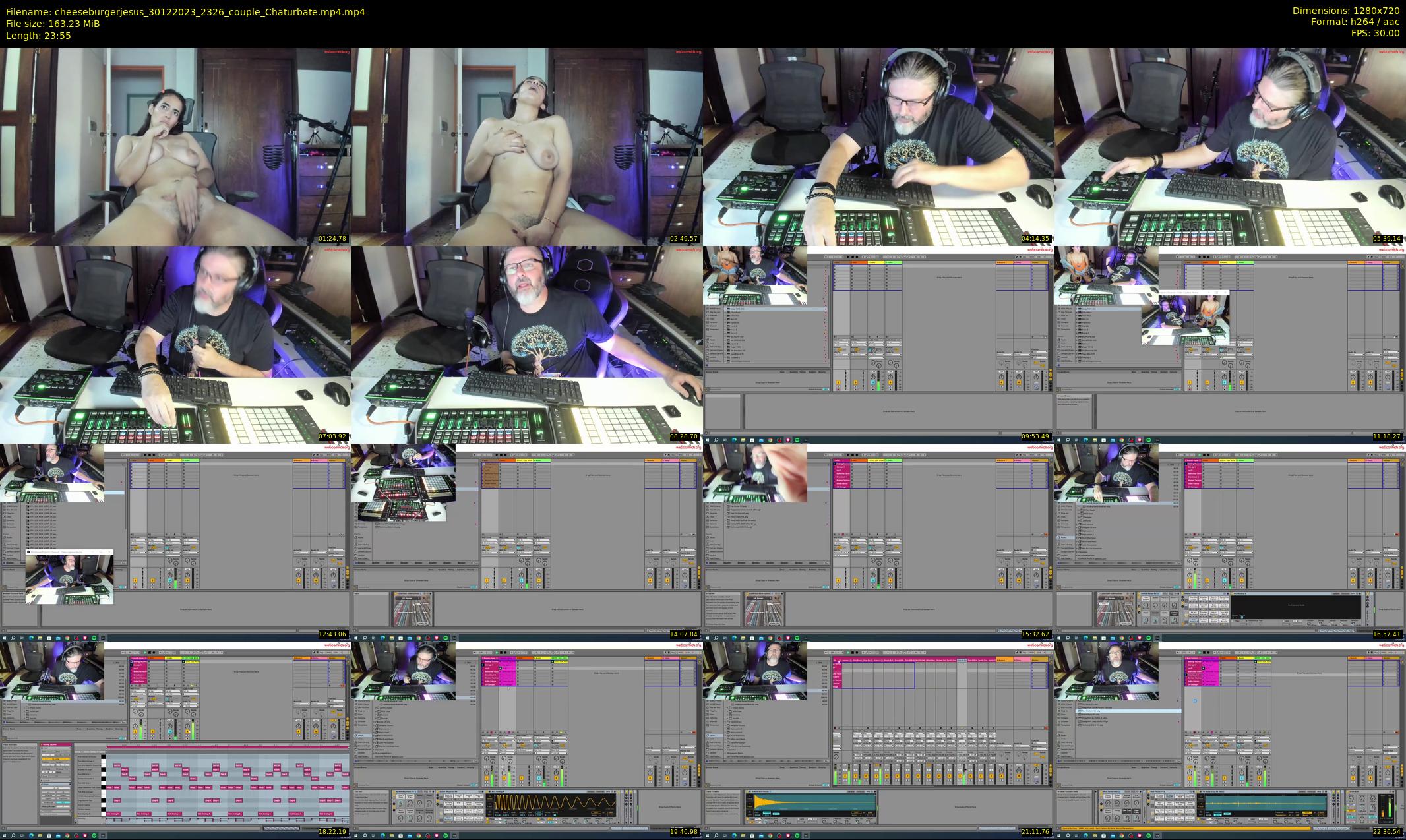 cheeseburgerjesus — 24 minute Chaturbate couple cam show recording, 720p, Dec 30, 2023