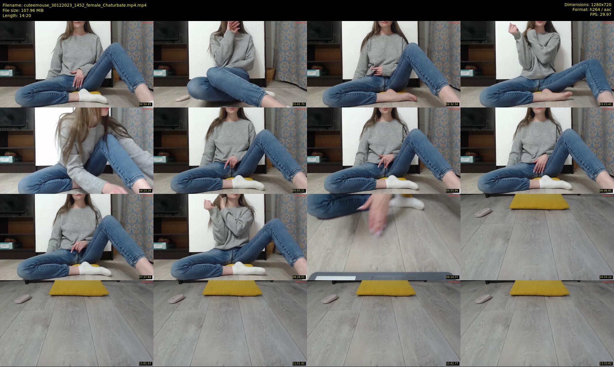 cuteemouse — 15 minute Chaturbate female cam show recording, 720p, Dec 30, 2023