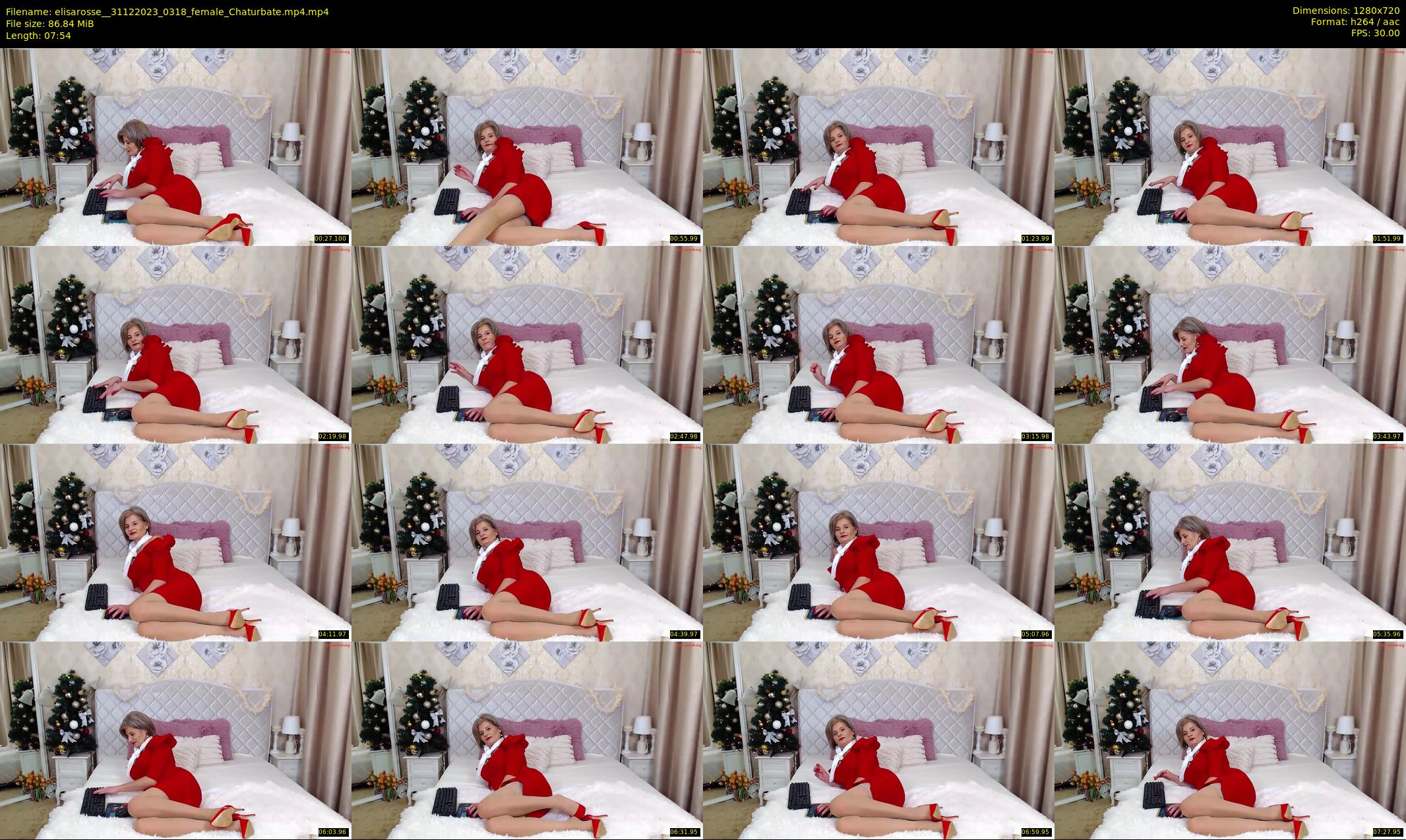 elisarosse_ — 8 minute Chaturbate female cam show recording, 720p, Dec 31, 2023