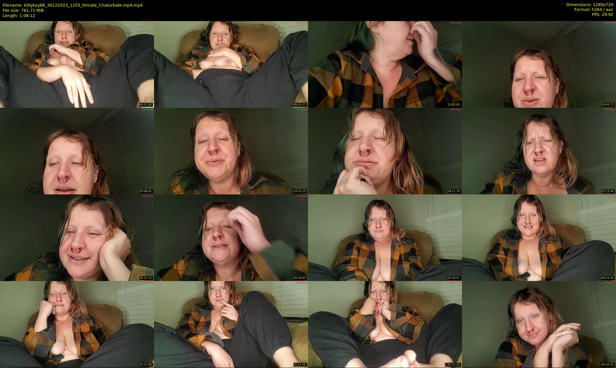 kittykay86 — 69 minute Chaturbate female cam show recording, 720p, Dec 30, 2023