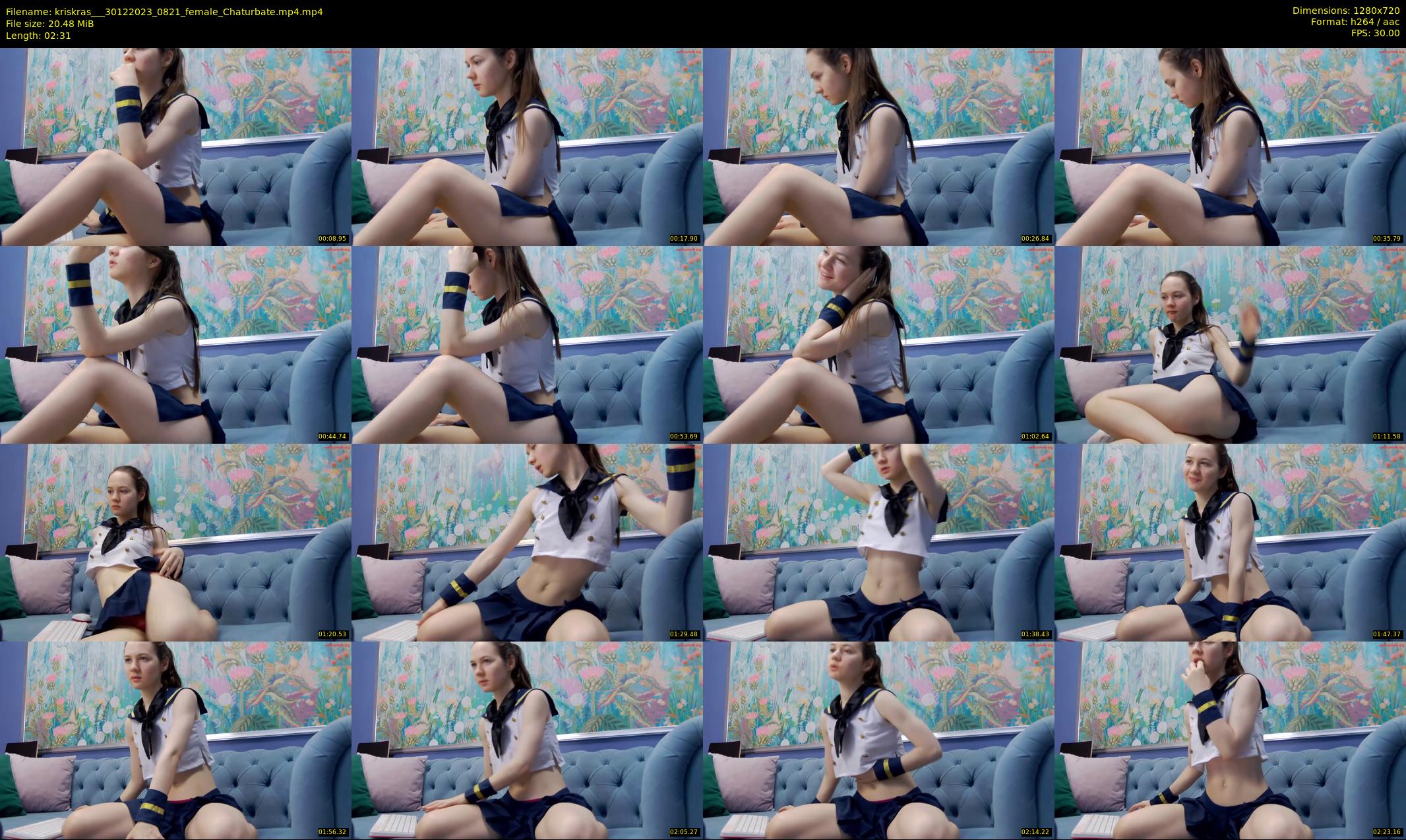 kriskras__ — 3 minute Chaturbate female cam show recording, 720p, Dec 30, 2023