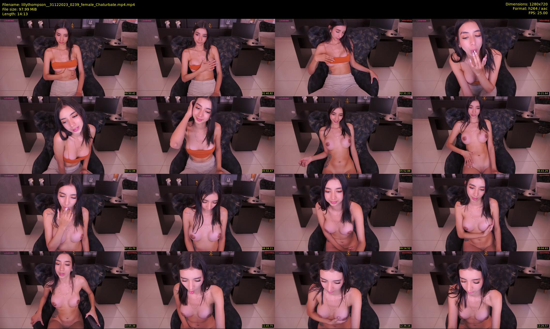lillythompson_ — 15 minute Chaturbate female cam show recording, 720p, Dec 31, 2023